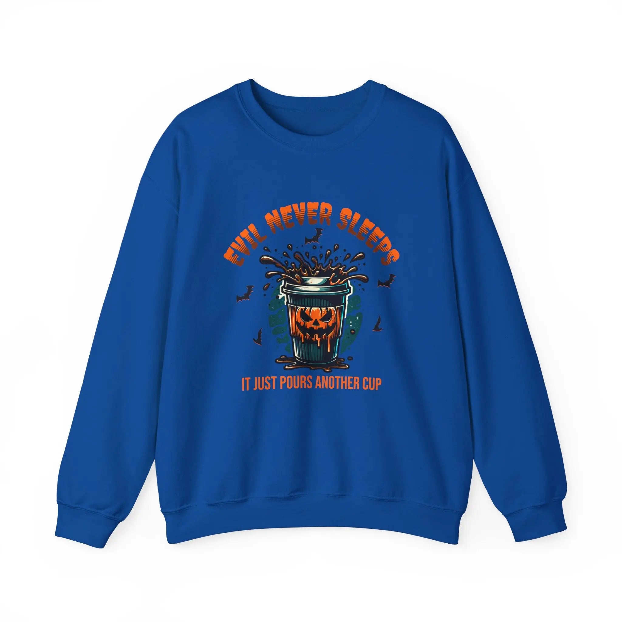 Evil Never Sleeps Sweatshirt Printify