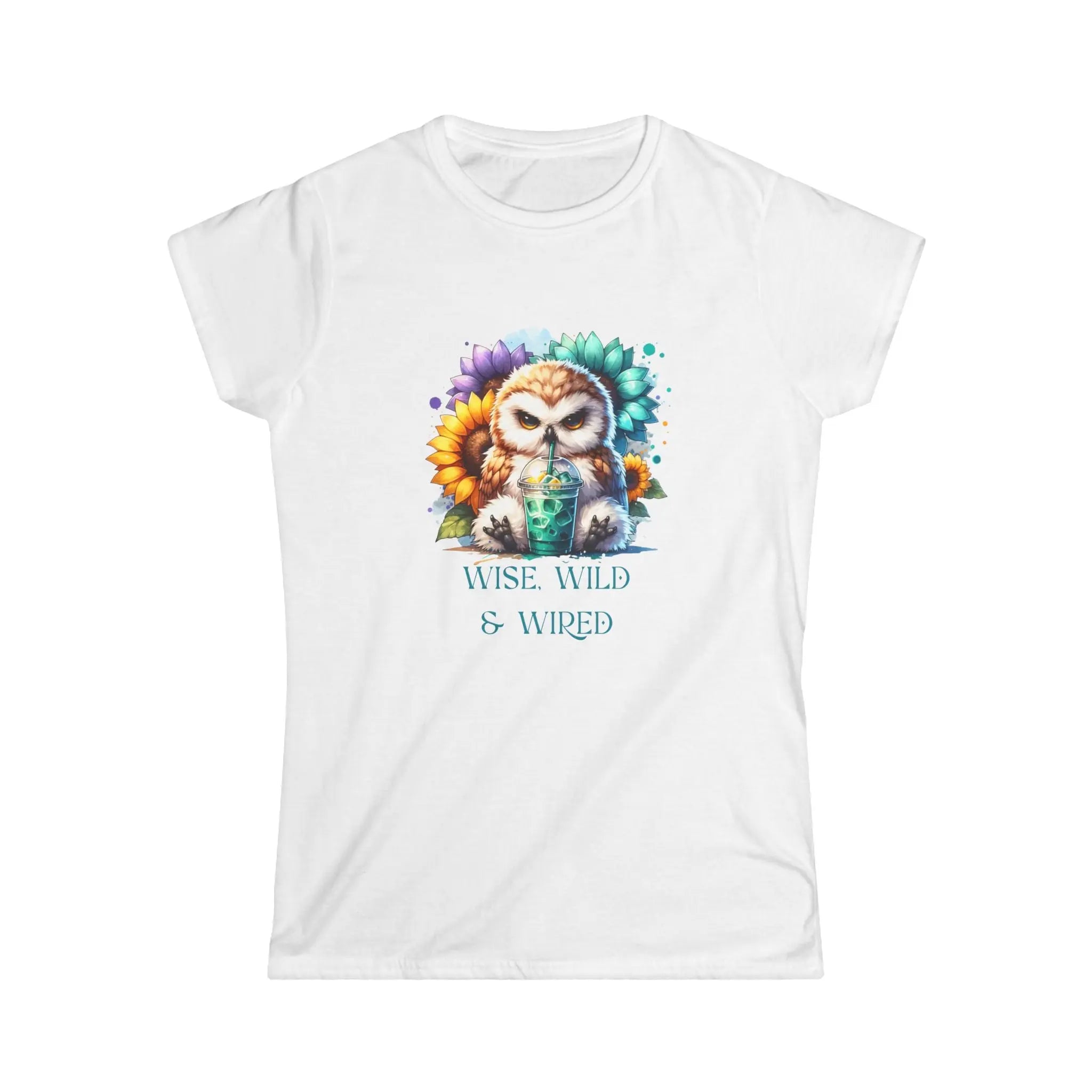 Wise Wild & Wired Owl T-Shirt Printify