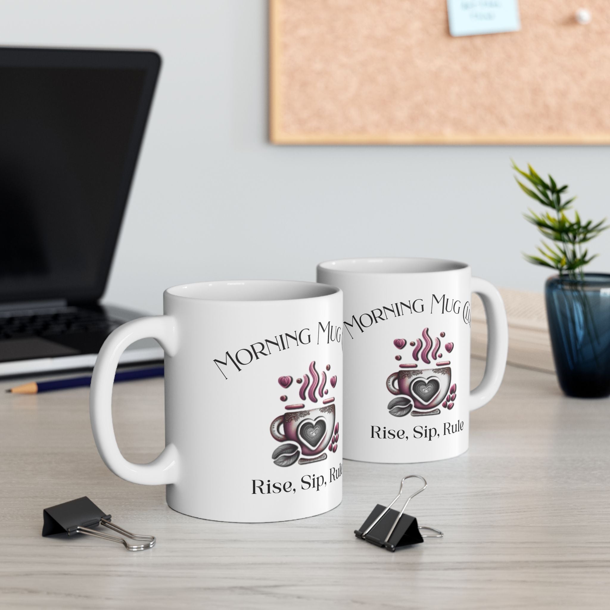 Rise Sip Rule Mug Printify