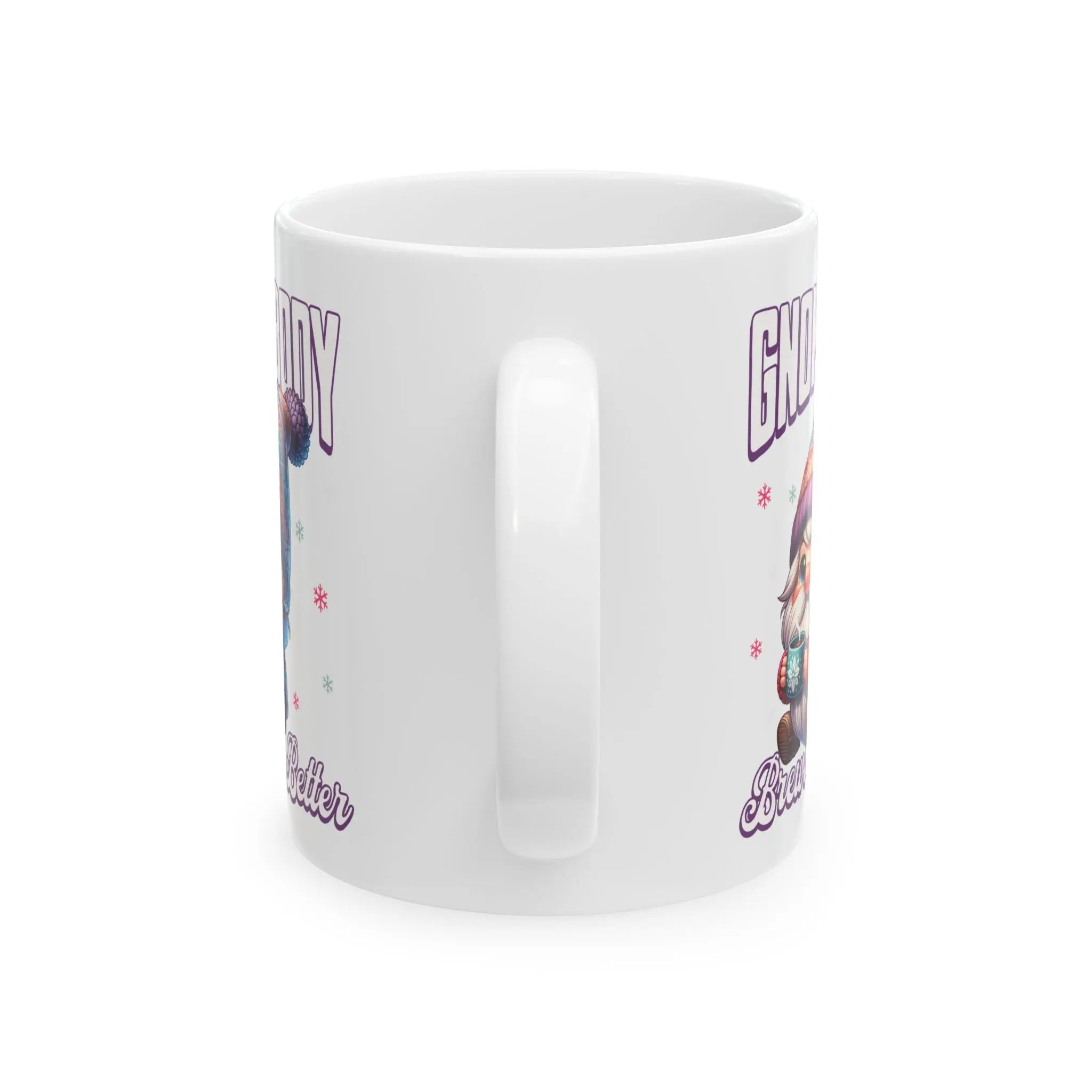 Gnomebody Ceramic 11oz Mug - Perfect for Coffee Lovers, Gnome Collectors, Gift for Holidays, Home Decor, Unique Kitchenware - Boldly Bitter Company