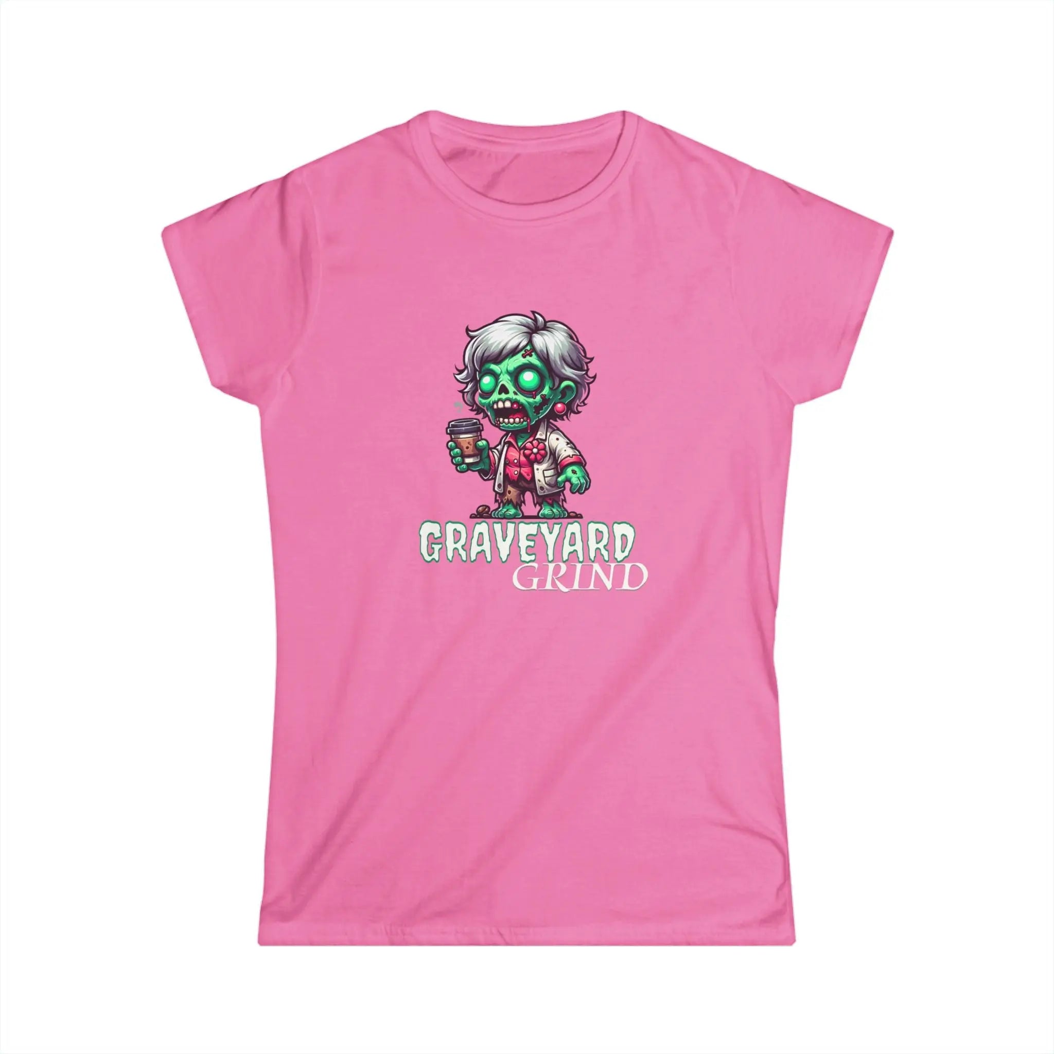 Graveyard Grind Tshirt - Funny Zombie Coffee t-shirt Printify