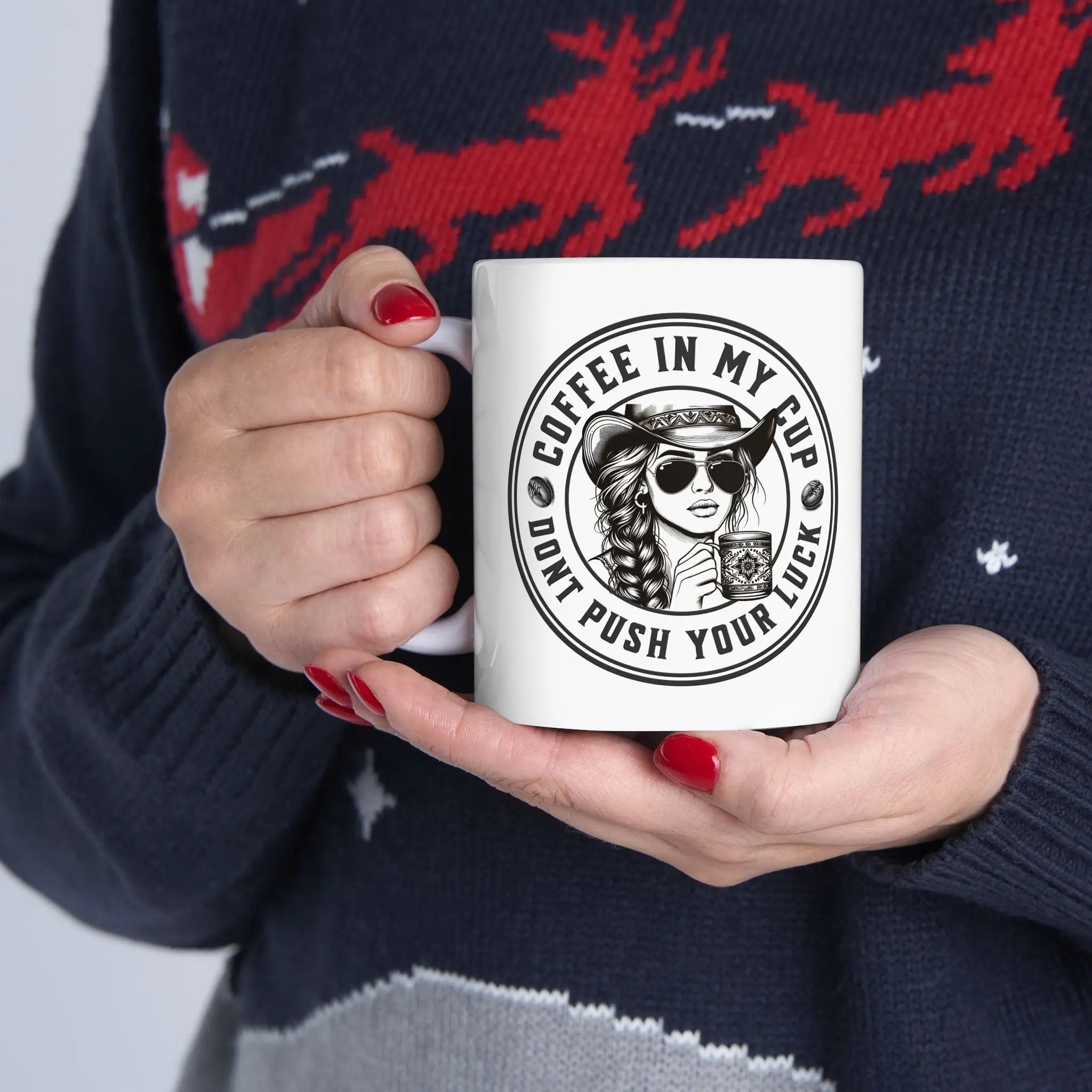 Push Your Luck 11oz Mug - Boldly Bitter Company