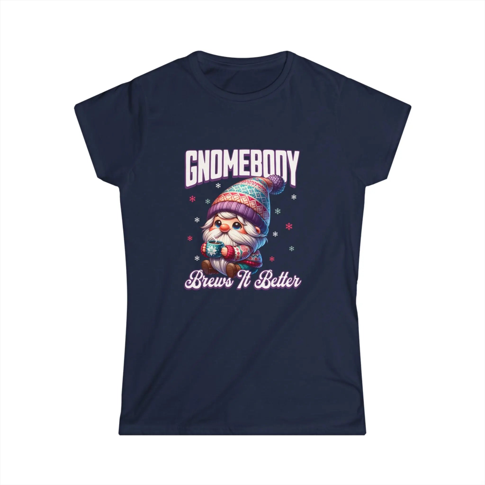 Gnomebody Tee, Cozy Winter Shirt, Gift for Gnome Lovers, Holiday Apparel, Cute Graphic Tee, Fun T-Shirt Printify
