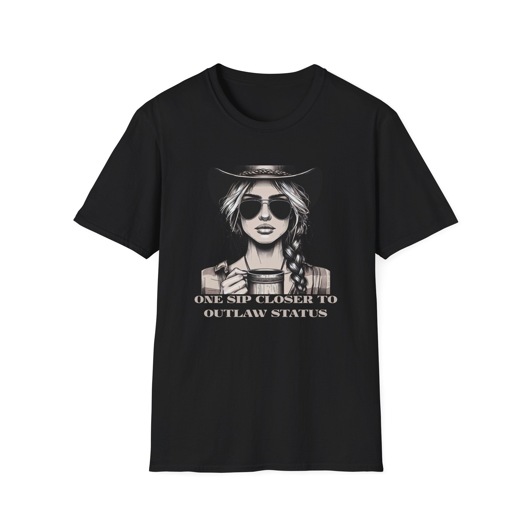 Cowgirl Outlaw T-Shirt Printify