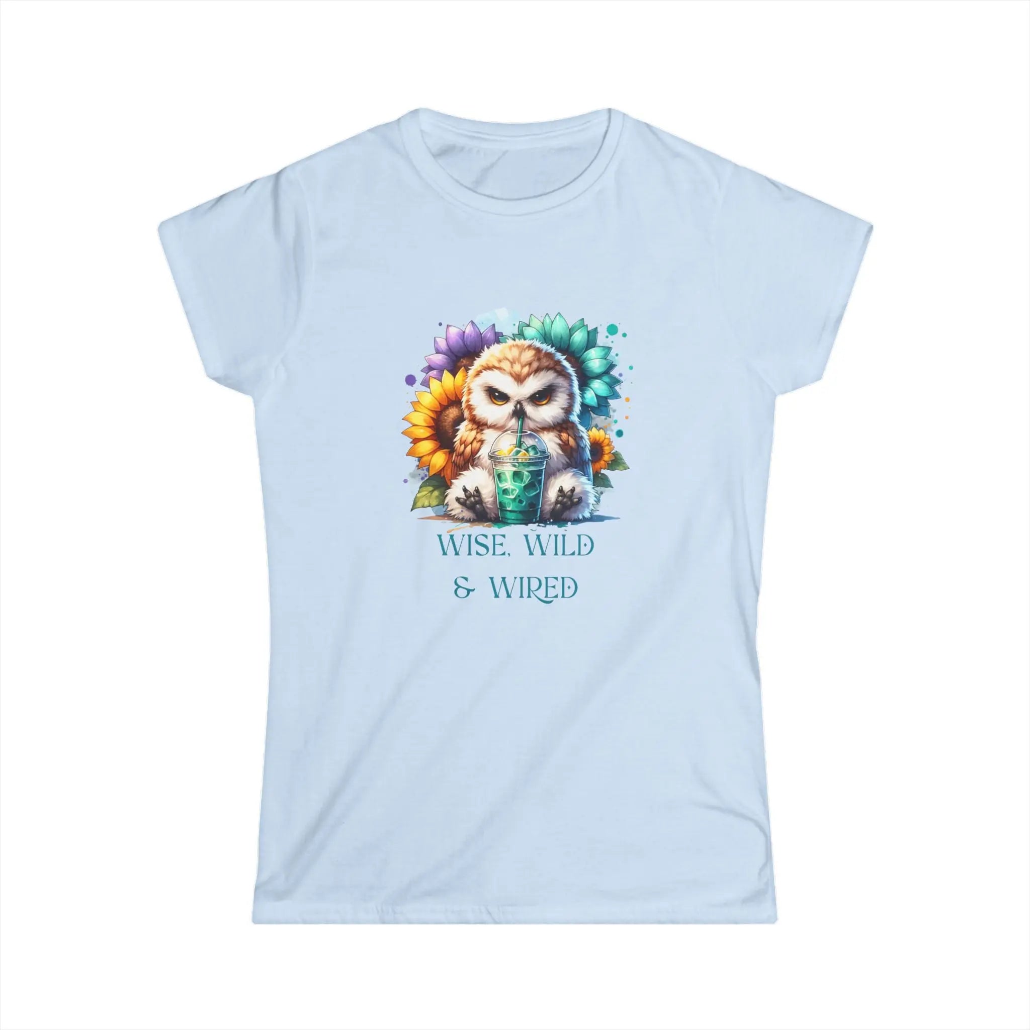 Wise Wild & Wired Owl T-Shirt Printify