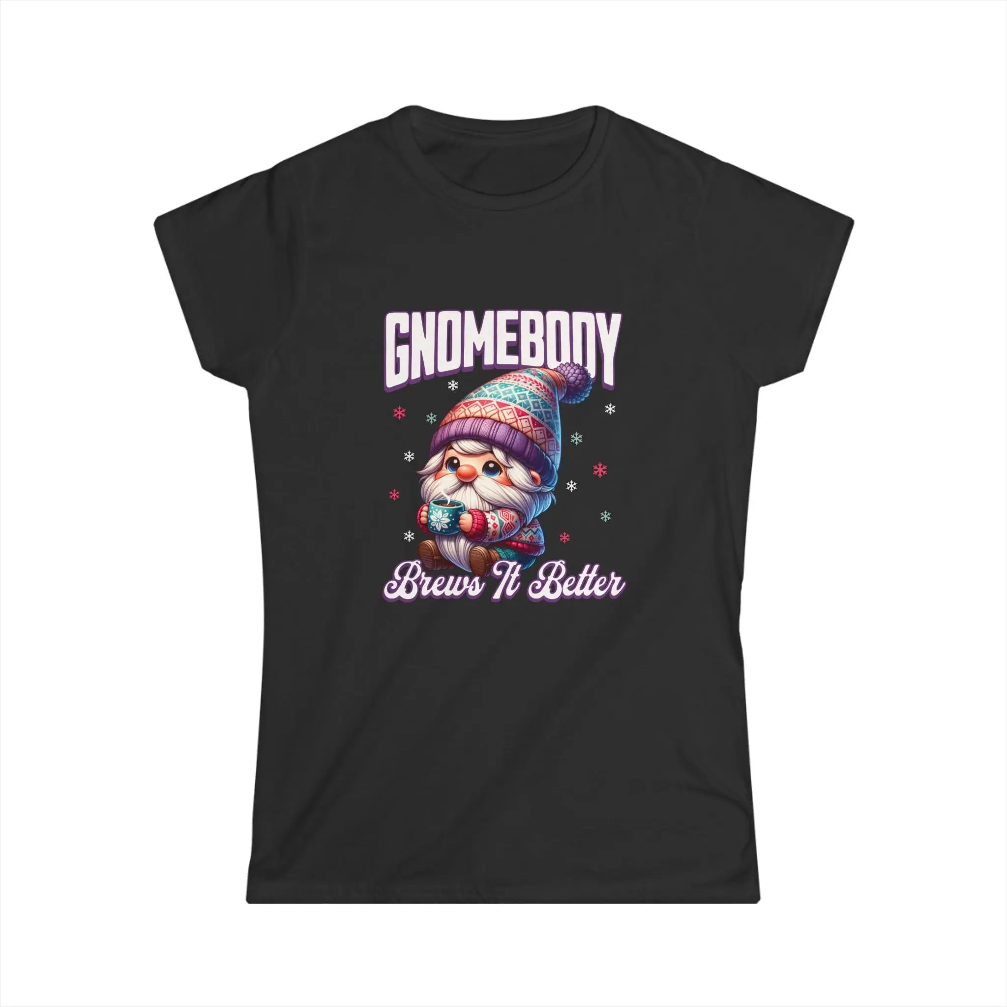 Gnomebody Tee, Cozy Winter Shirt, Gift for Gnome Lovers, Holiday Apparel, Cute Graphic Tee, Fun T-Shirt Printify