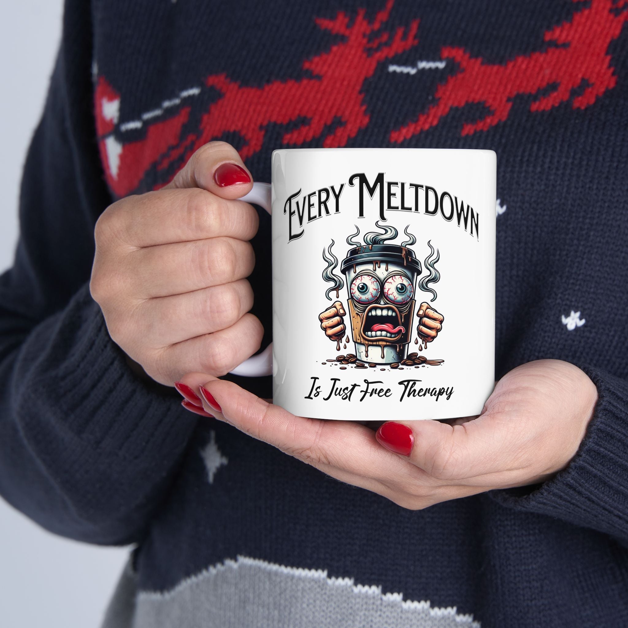Free Therapy Coffee Mug Printify