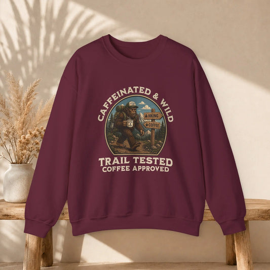 Caffeinated & Wild Sweatshirt Printify