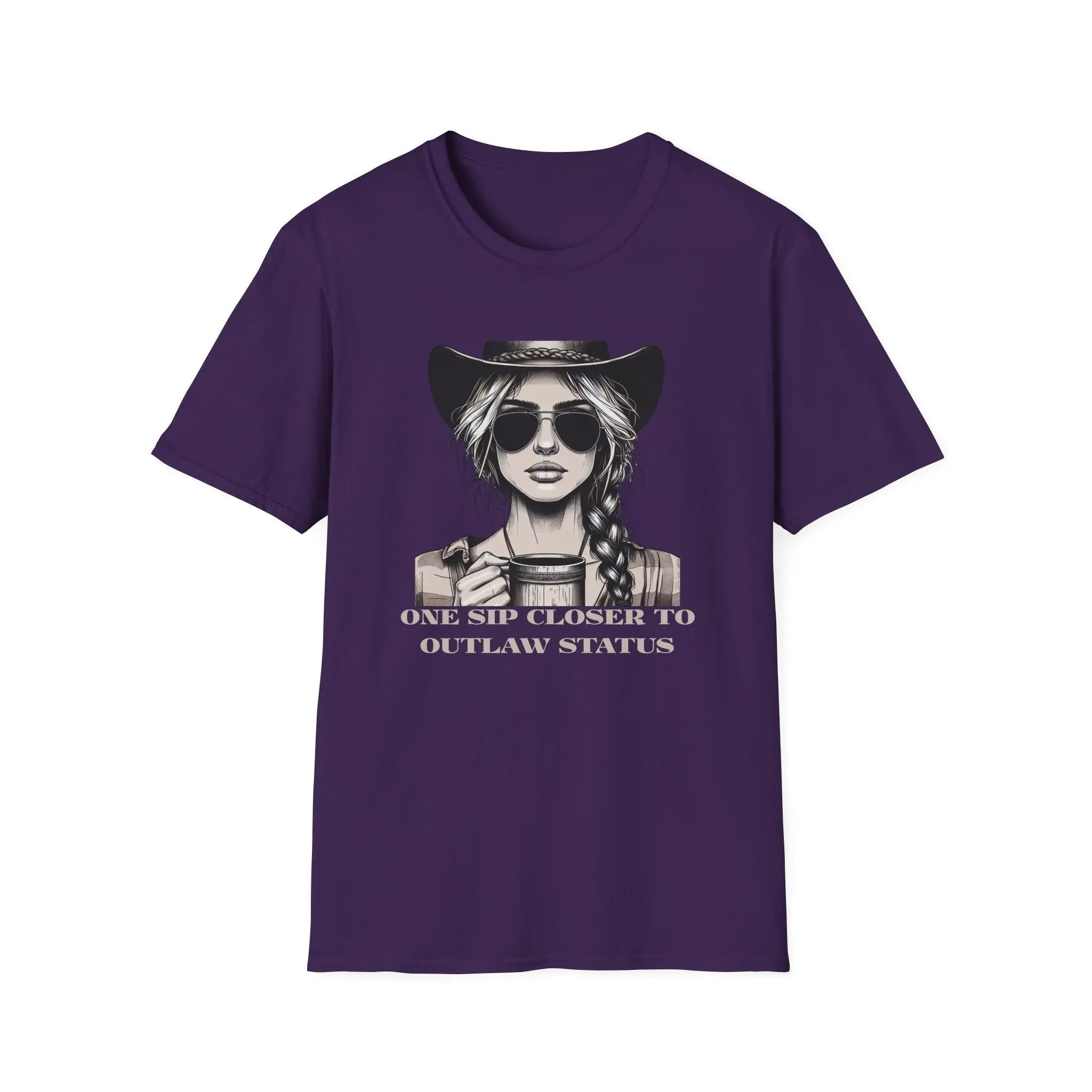 Cowgirl Outlaw T-Shirt Printify