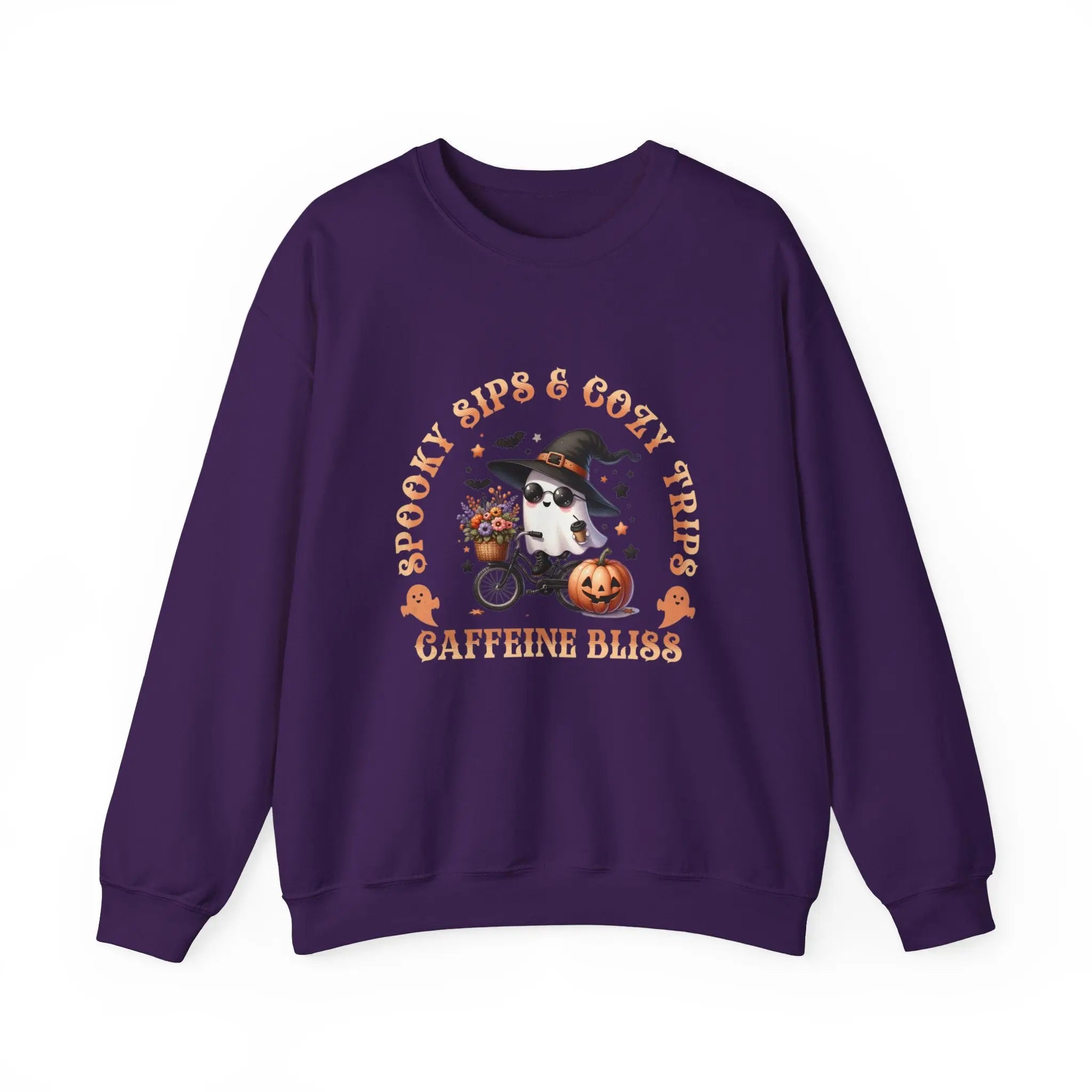 Spooky Sips & Cozy Trips Sweatshirt Printify