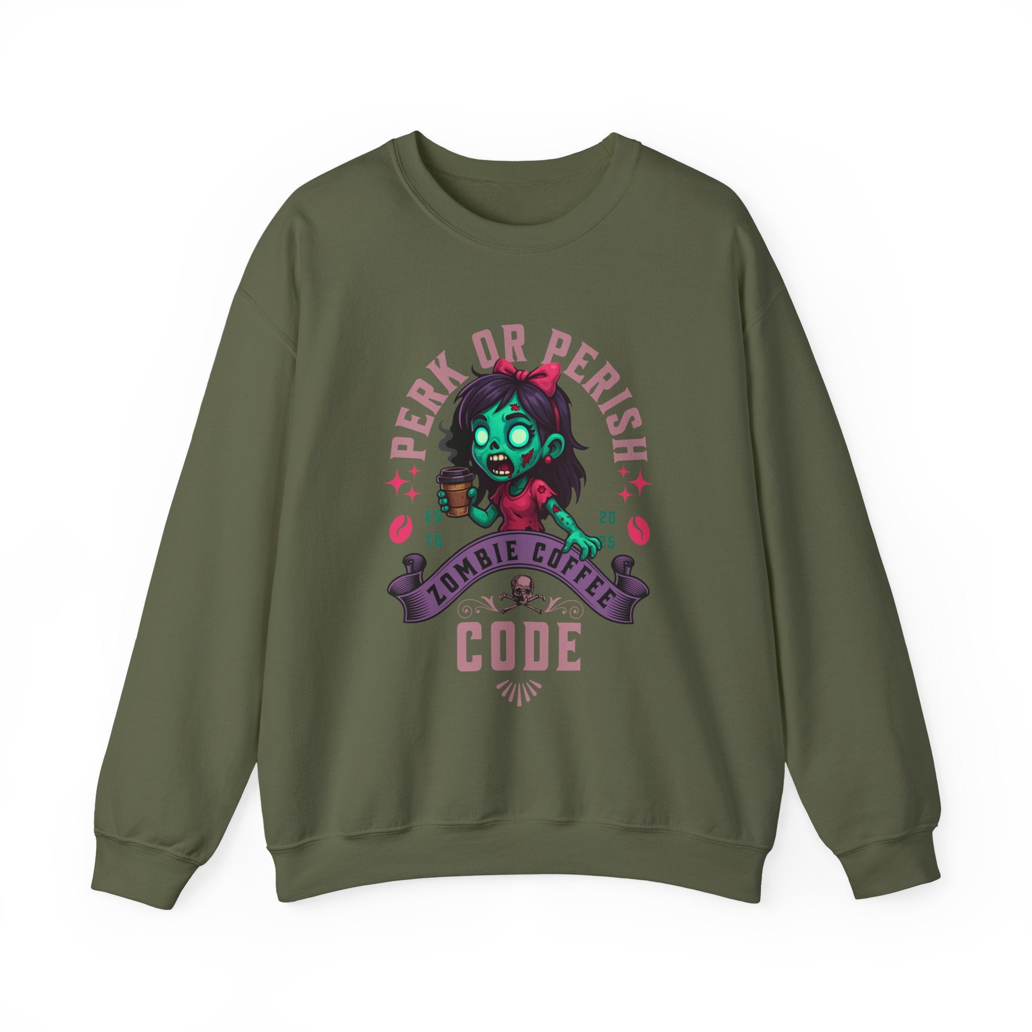 Perk or Perish Sweatshirt Printify