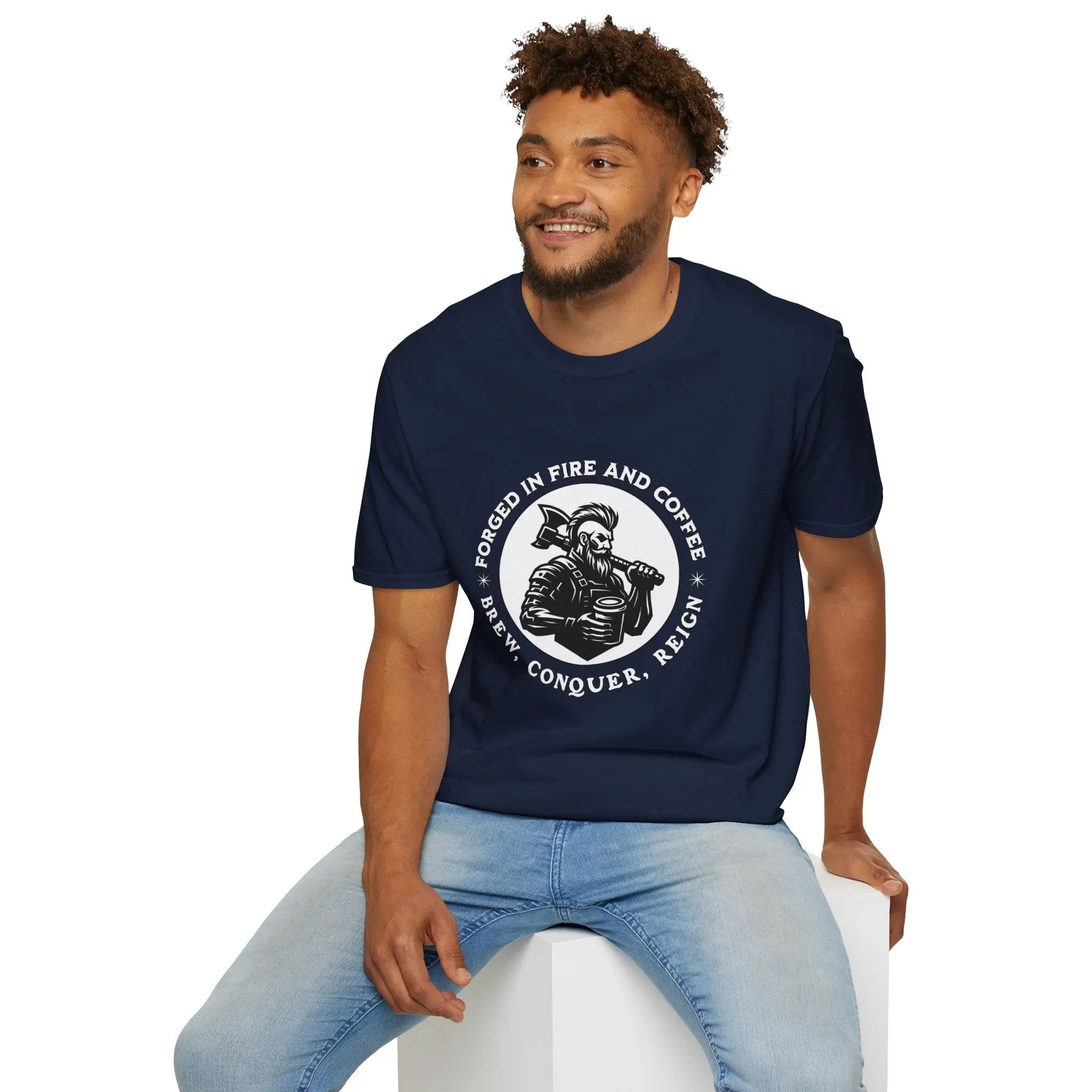 Forged in Fire Viking T-Shirt Printify