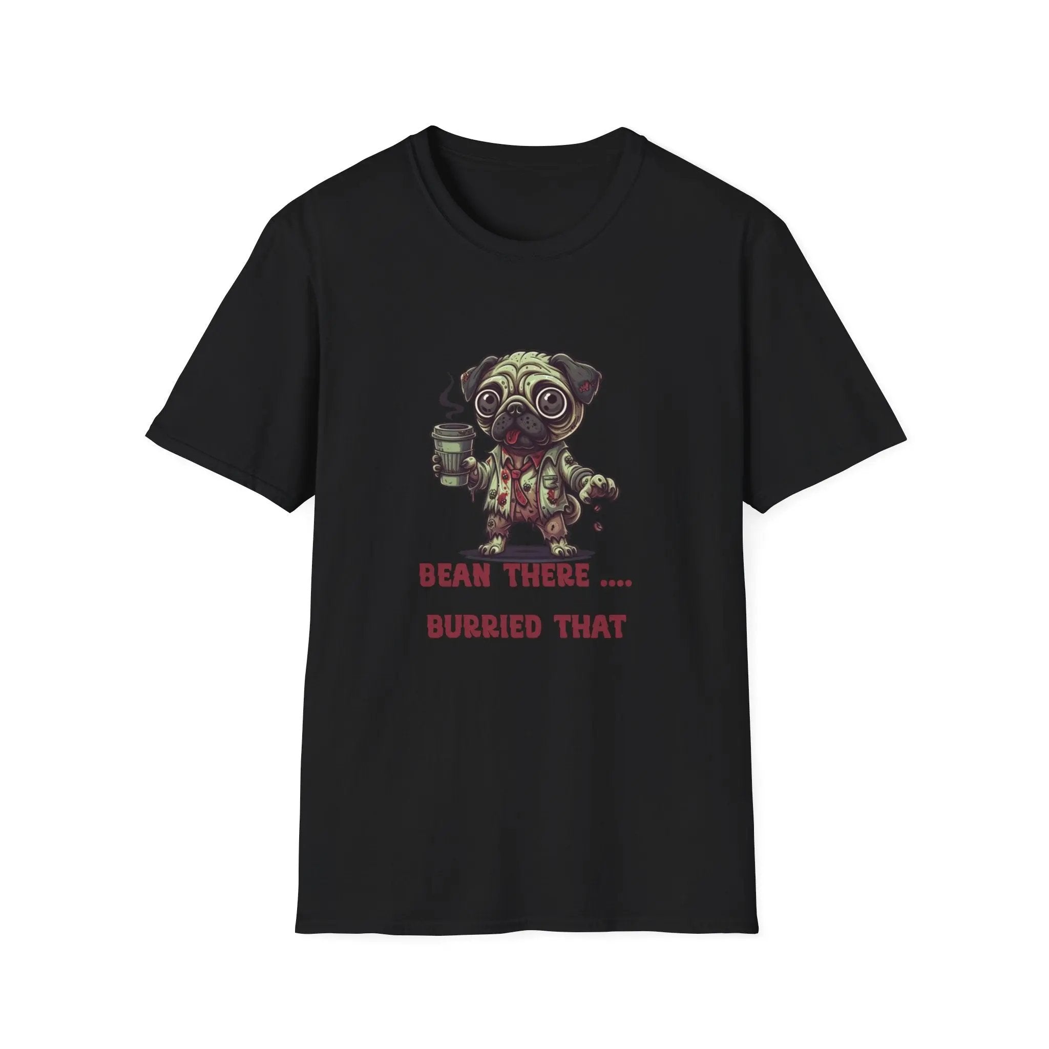 Zombie Dog Coffee T-Shirt – “Bean There, Buried That” - Boldly Bitter Company