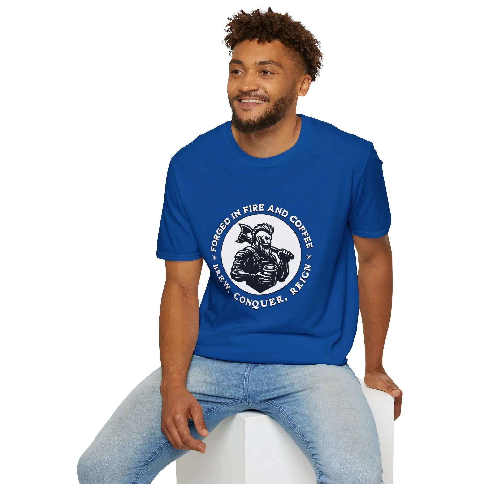 Forged in Fire Viking T-Shirt Printify