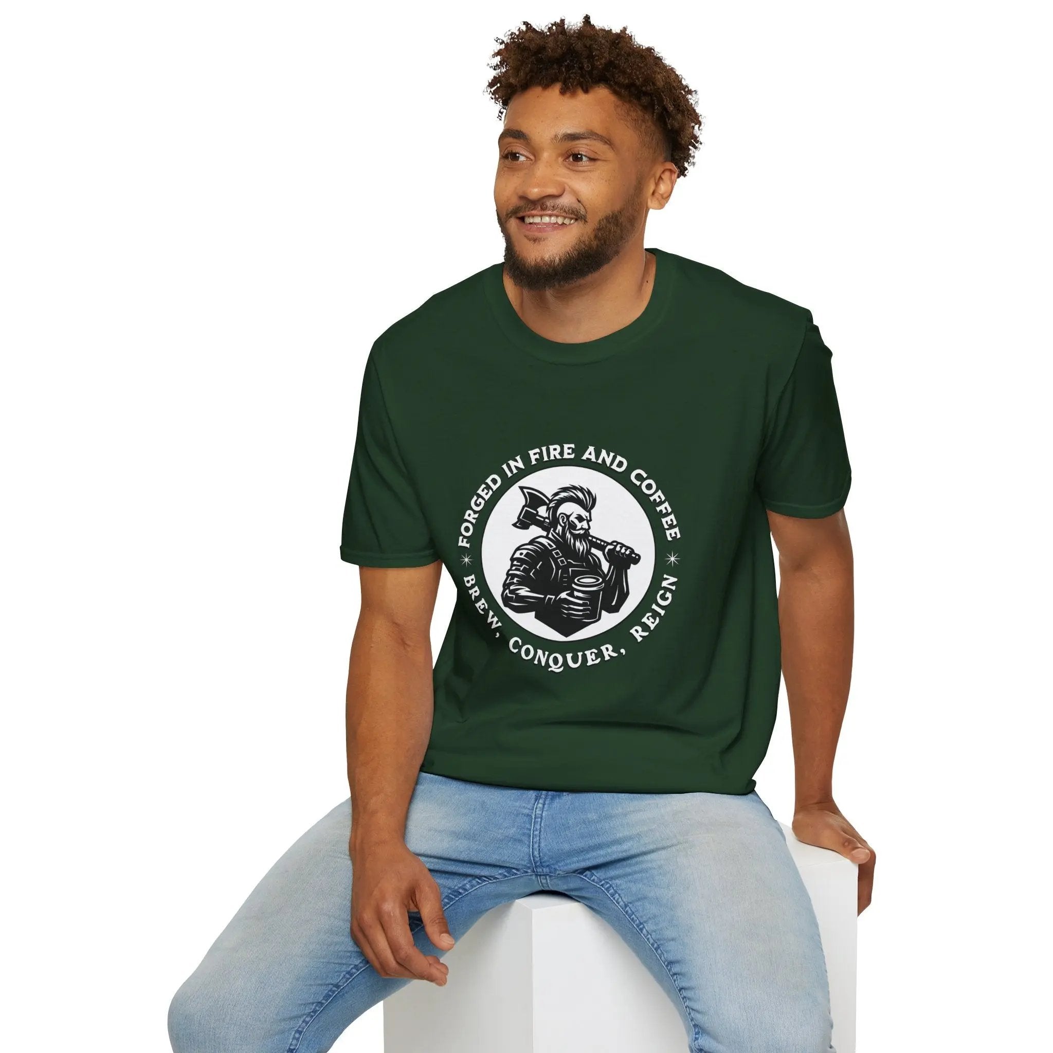 Forged in Fire Viking T-Shirt Printify