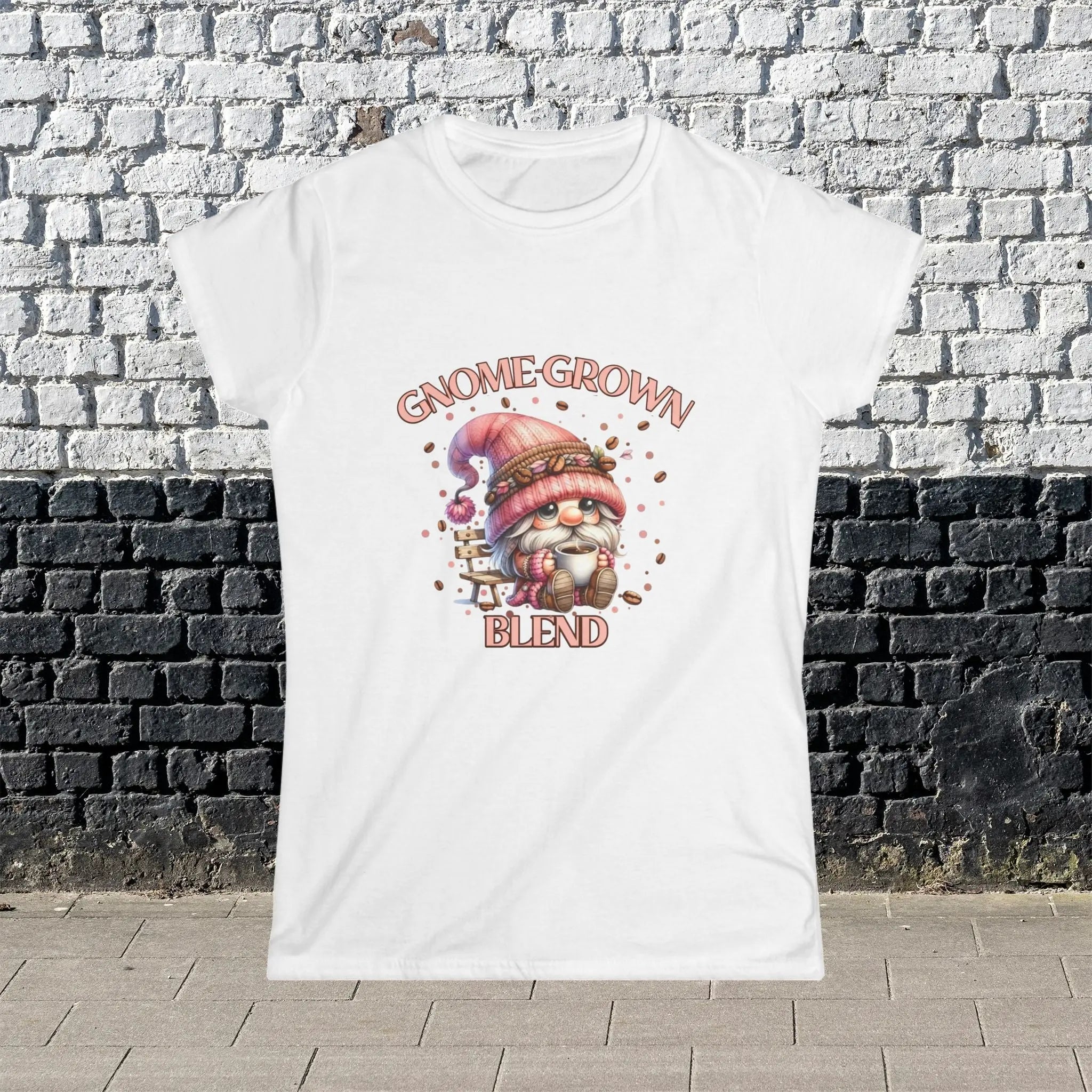 Gnome Grown Blend Women's Tee, Cute Gnome Shirt, Casual Vibes, Gift for Gardeners, Fall Fashion Tee, Thanksgiving Gift Printify