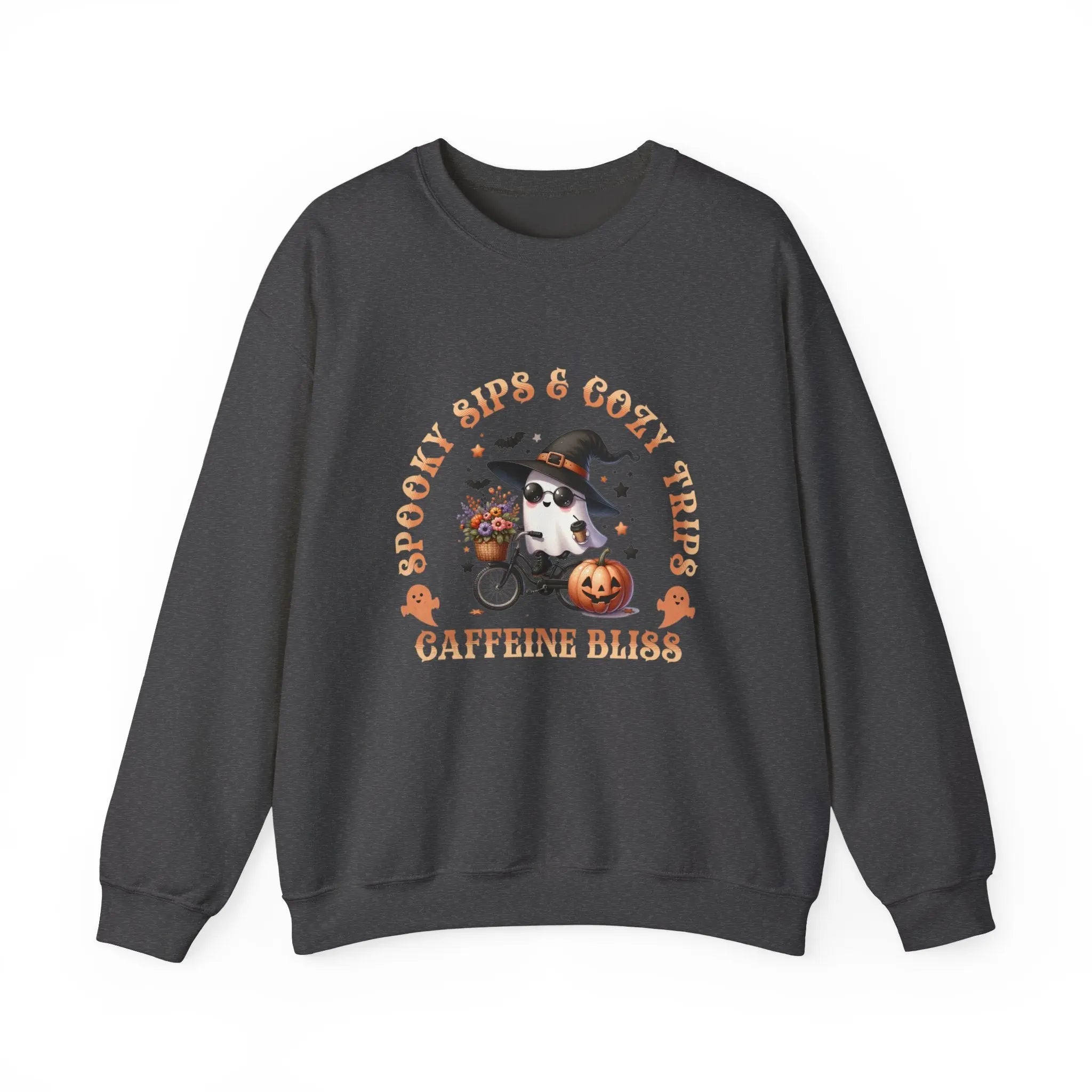Spooky Sips & Cozy Trips Sweatshirt Printify