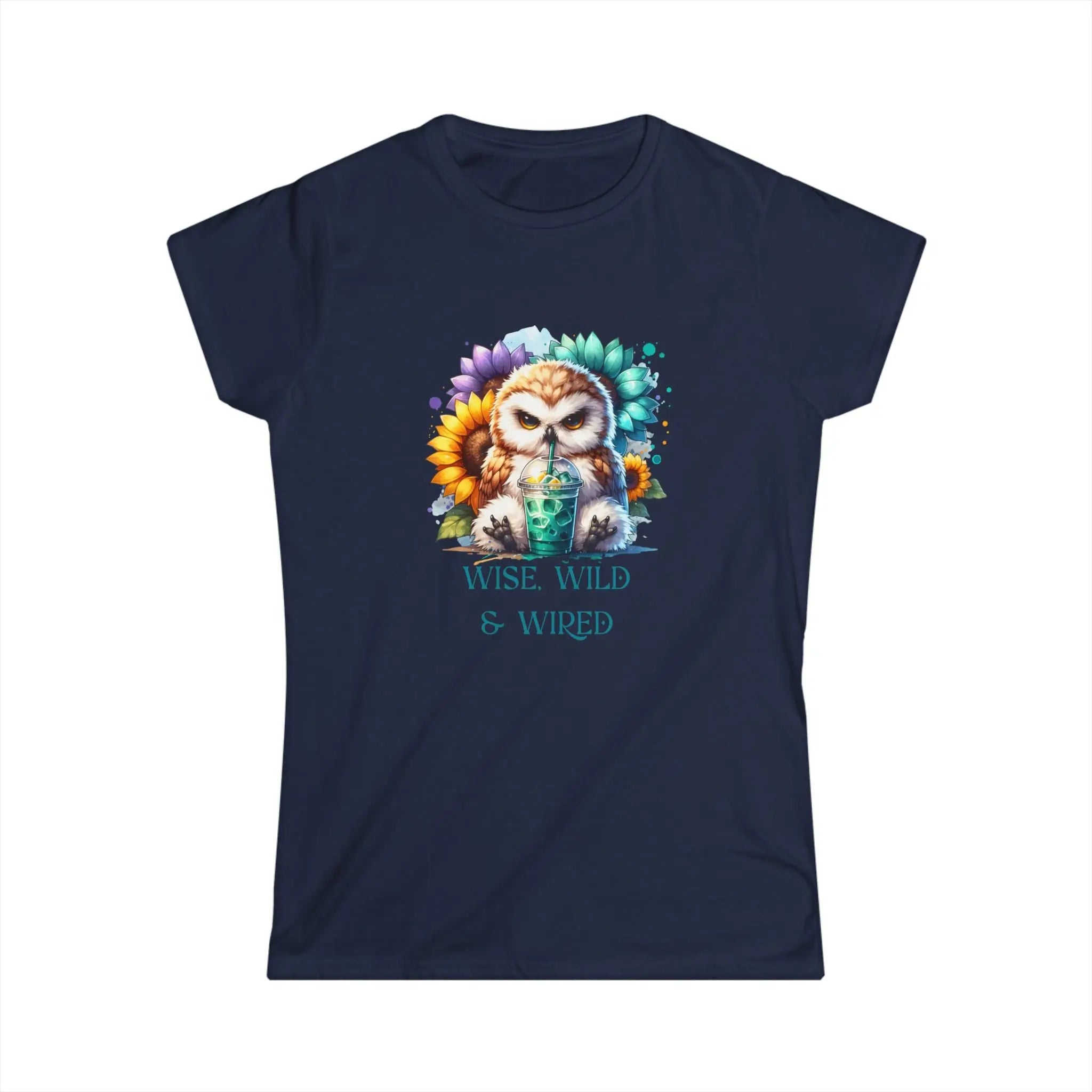 Wise Wild & Wired Owl T-Shirt Printify