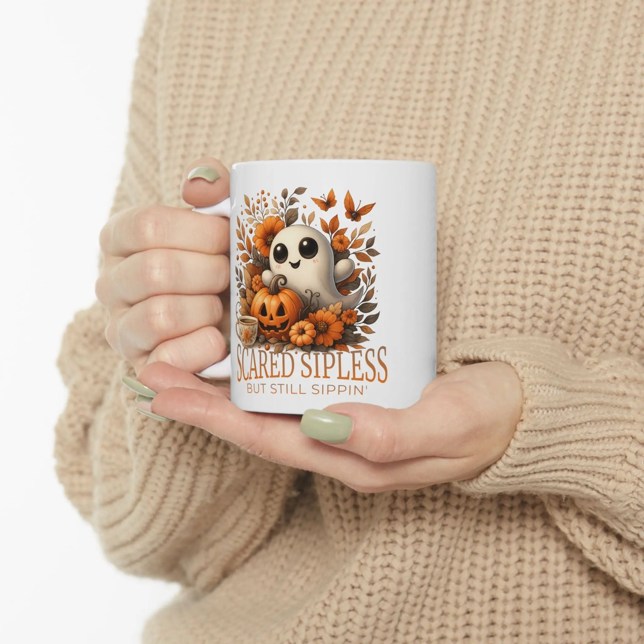 Scared Sipless 11oz Mug Printify