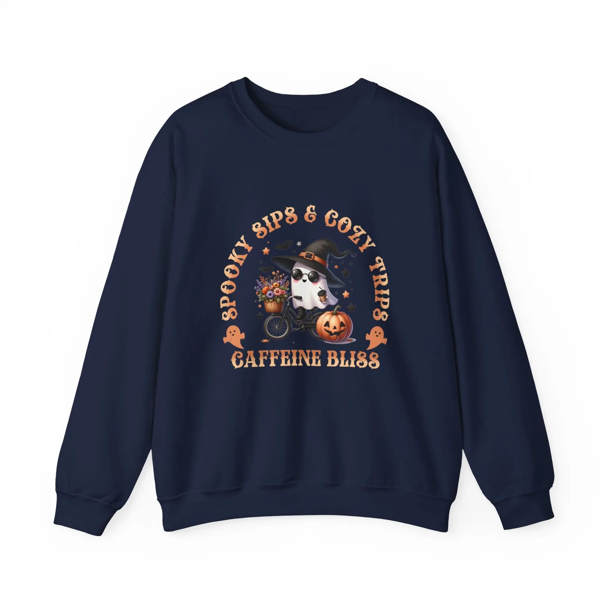 Spooky Sips & Cozy Trips Sweatshirt Printify