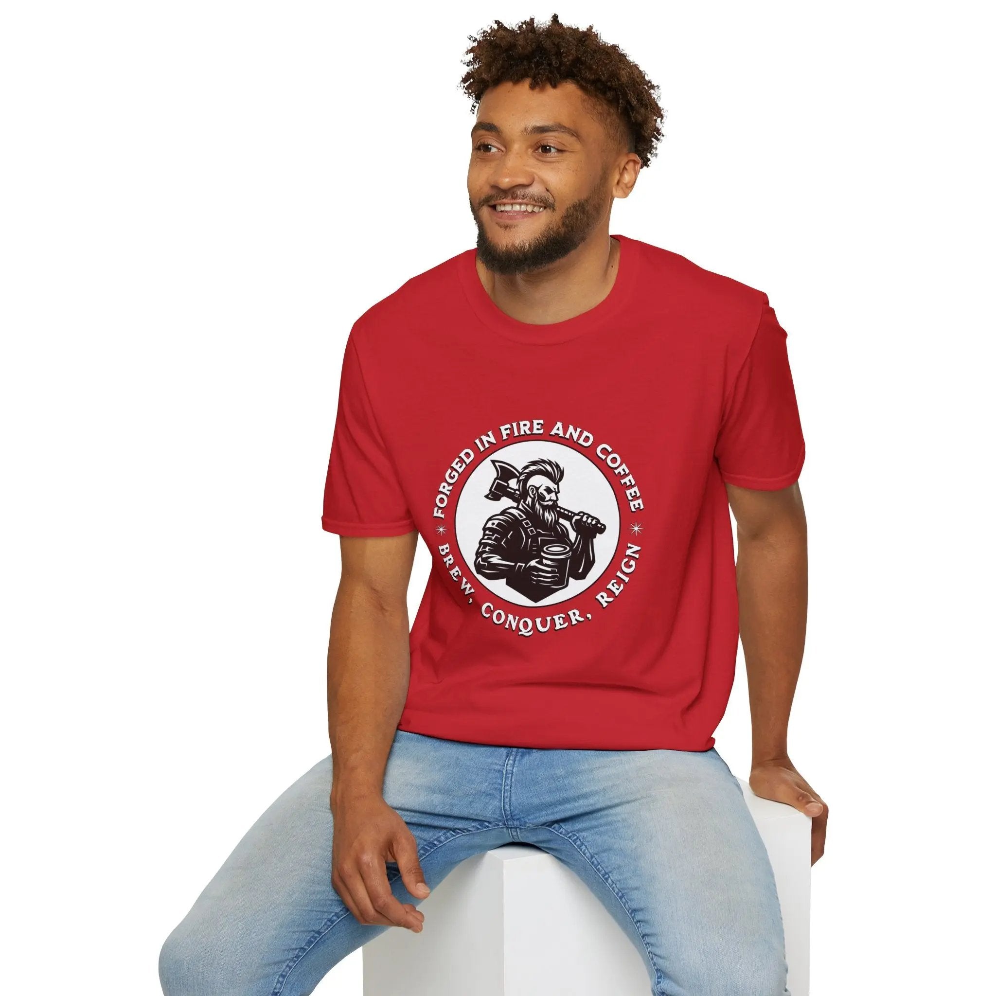 Forged in Fire Viking T-Shirt Printify