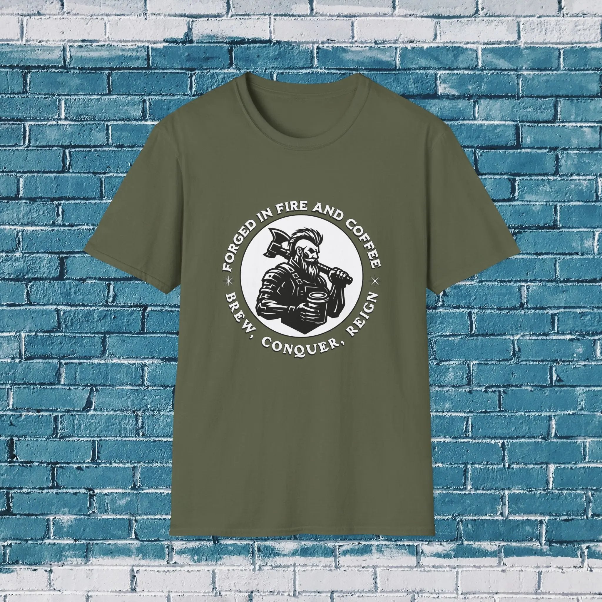 Forged in Fire Viking T-Shirt Printify