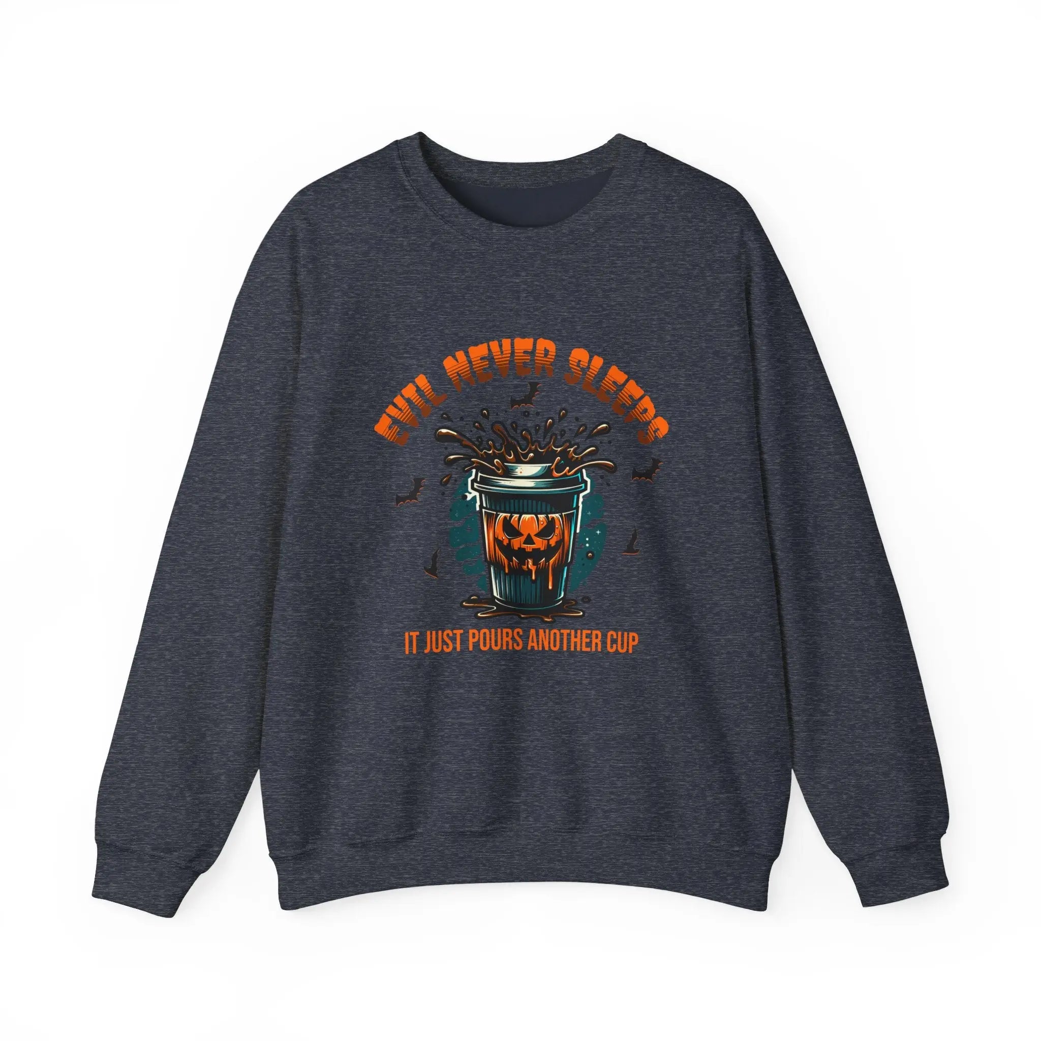 Evil Never Sleeps Sweatshirt Printify