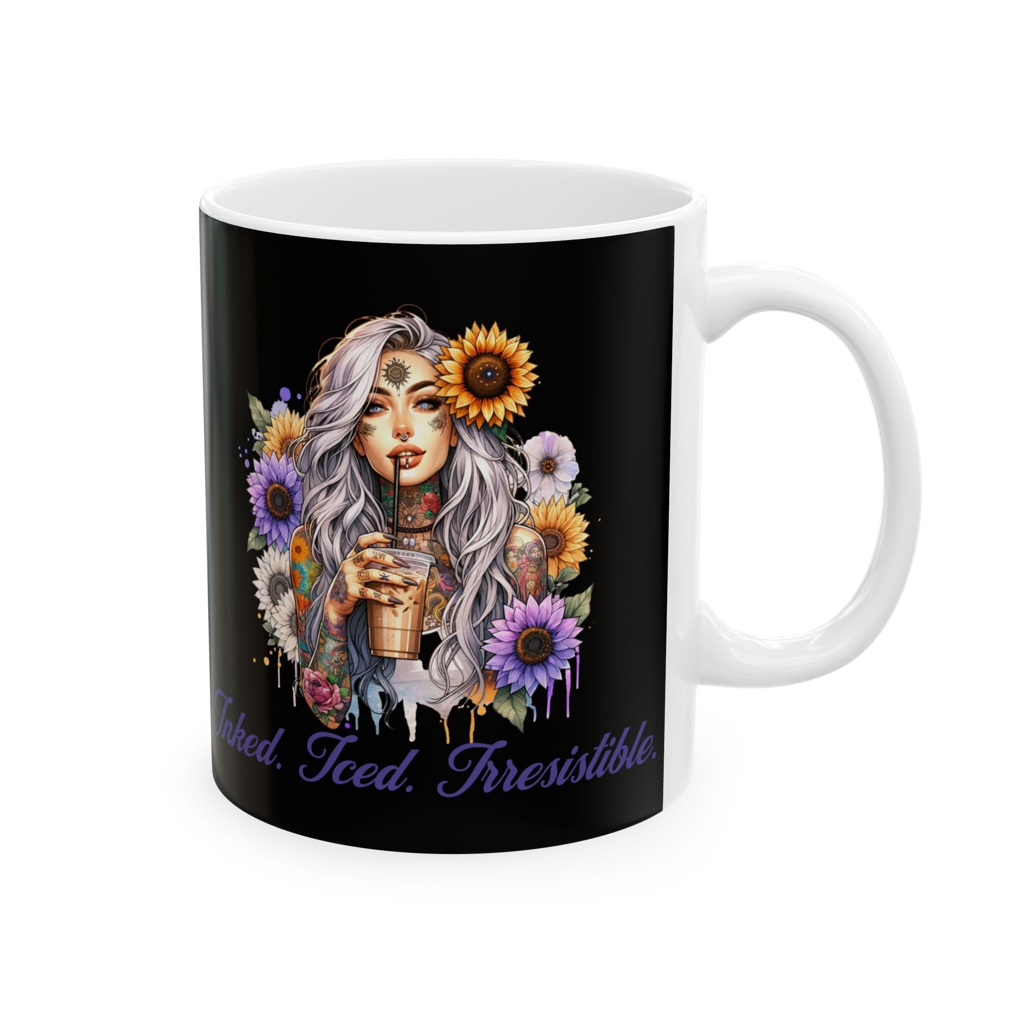 Iced Inked Ceramic Mug Printify