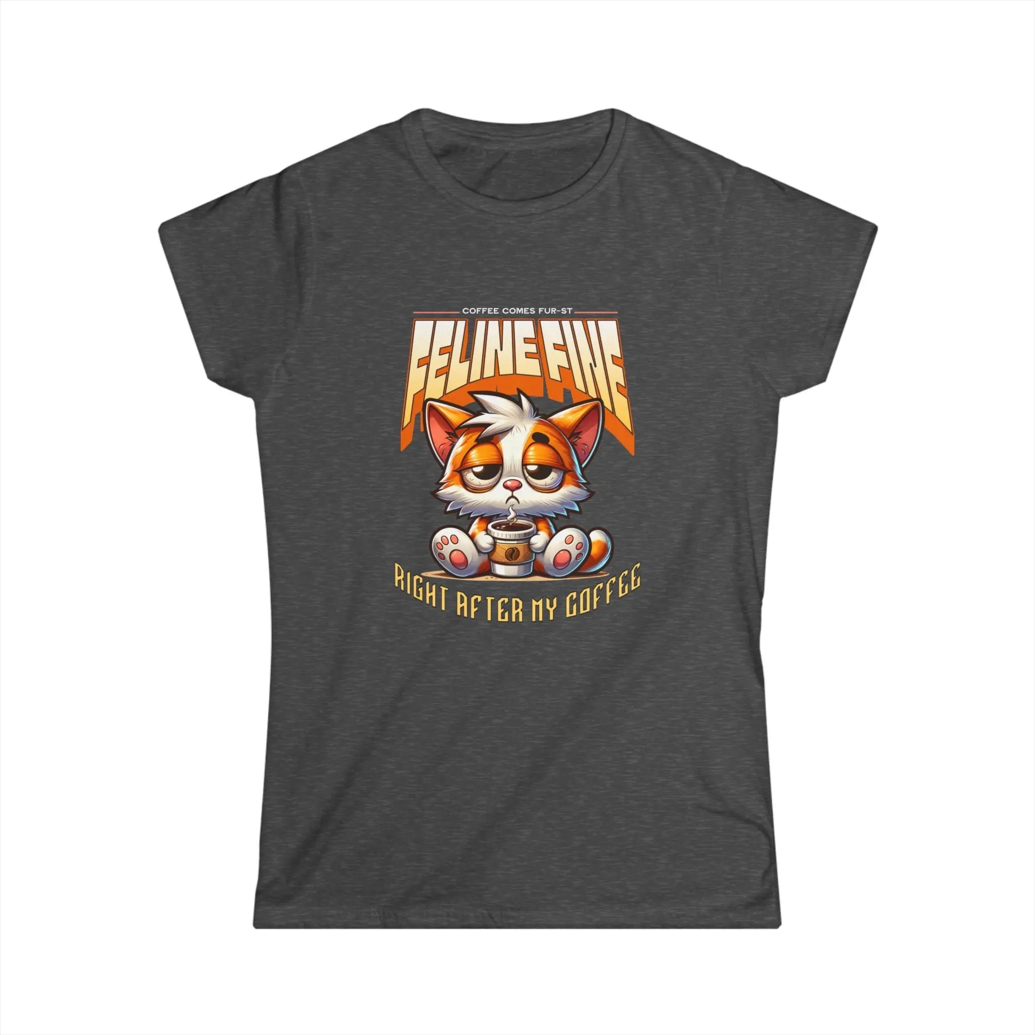 I'm Feline Fine Tshirt - After This Coffee Printify