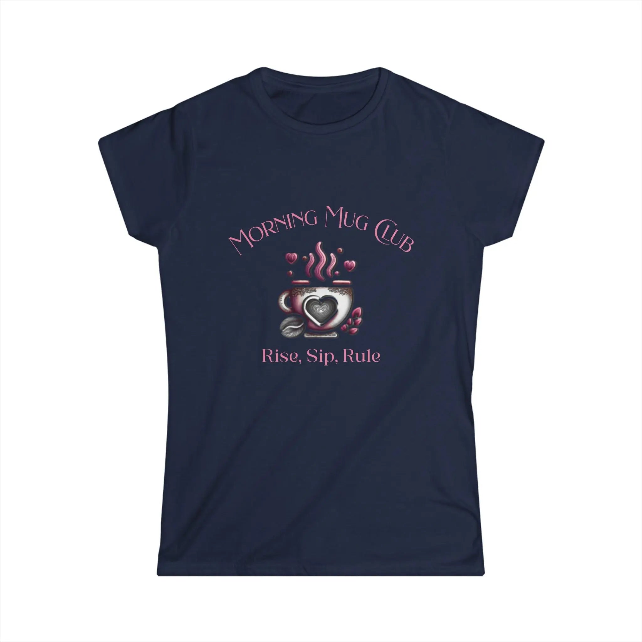 Rise Sip Rule Tshirt- Monrning Mug Club Collection - Boho Morning Mug Club T-Shirt Printify