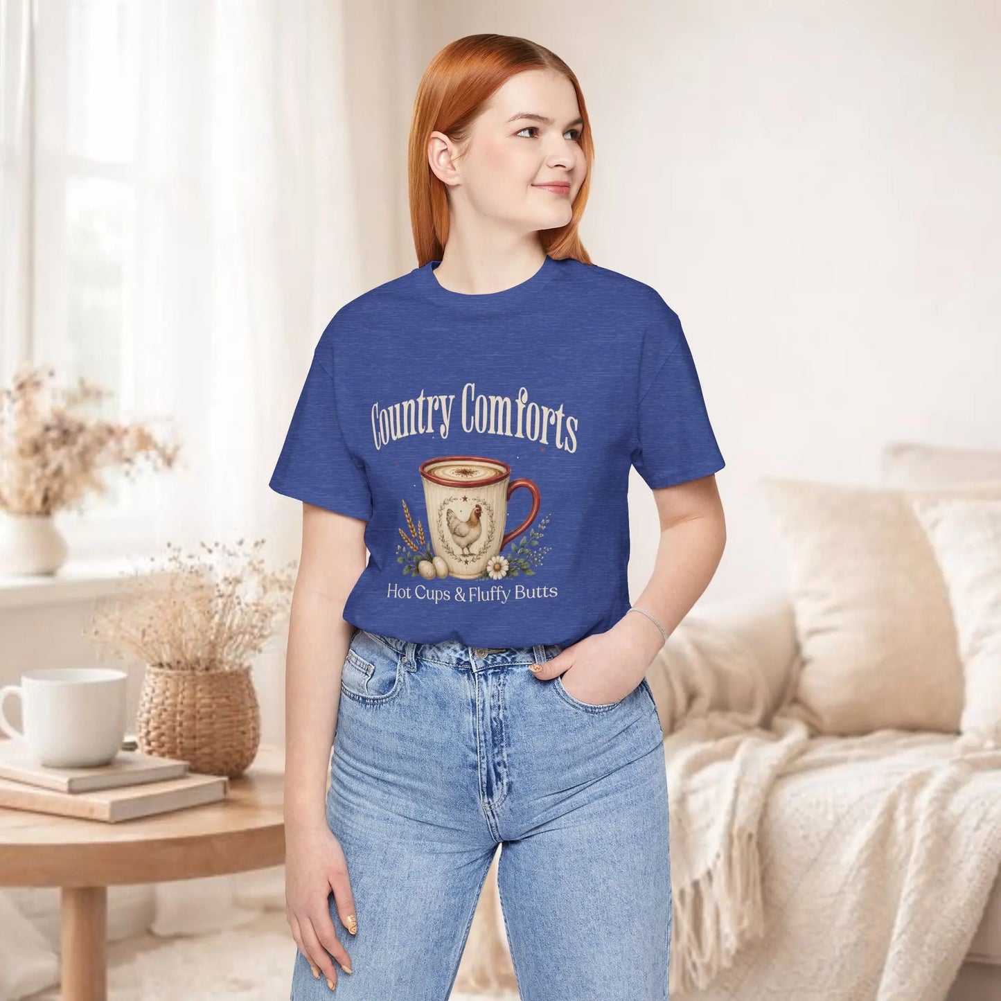 Hot Cups & Fluffy Butts Tee Printify