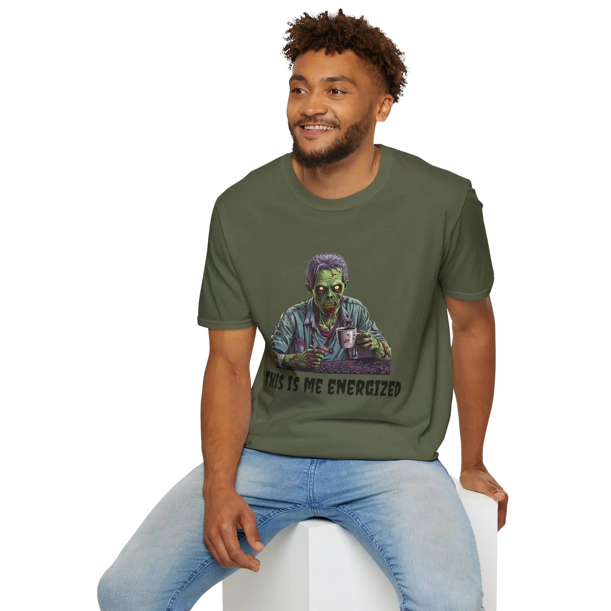 Energized Zombie T-shirt Printify