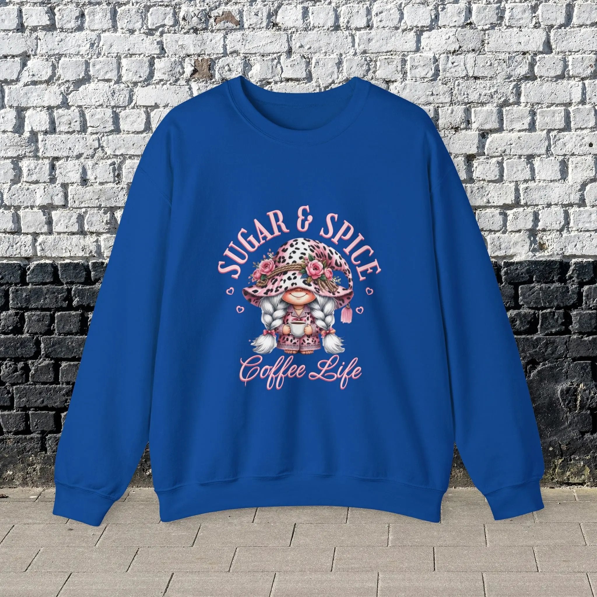 Sugar & Spice Sweatshirt | Cozy Gift for Coffee Lovers, Cute Casual Wear, Perfect for Holidays, Everyday Comfort - Boldly Bitter Company