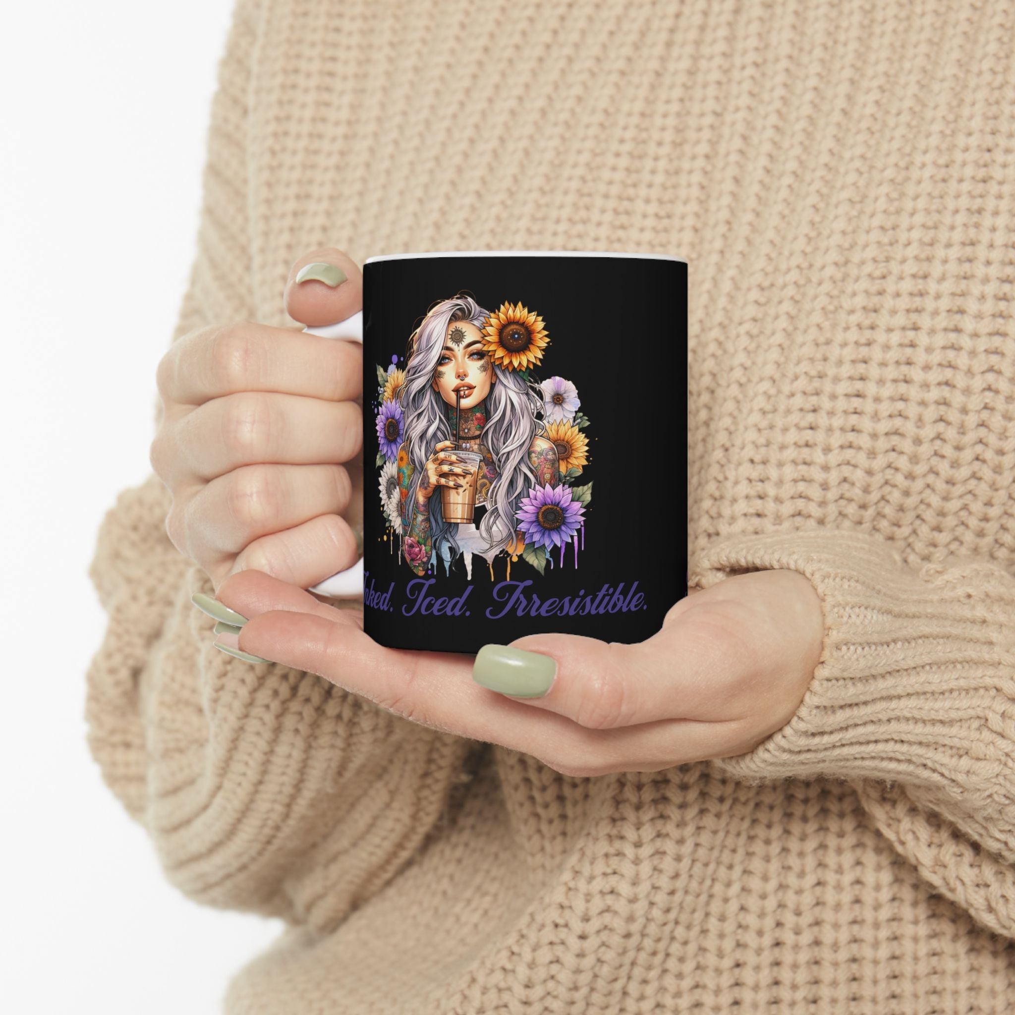 Iced Inked Ceramic Mug Printify
