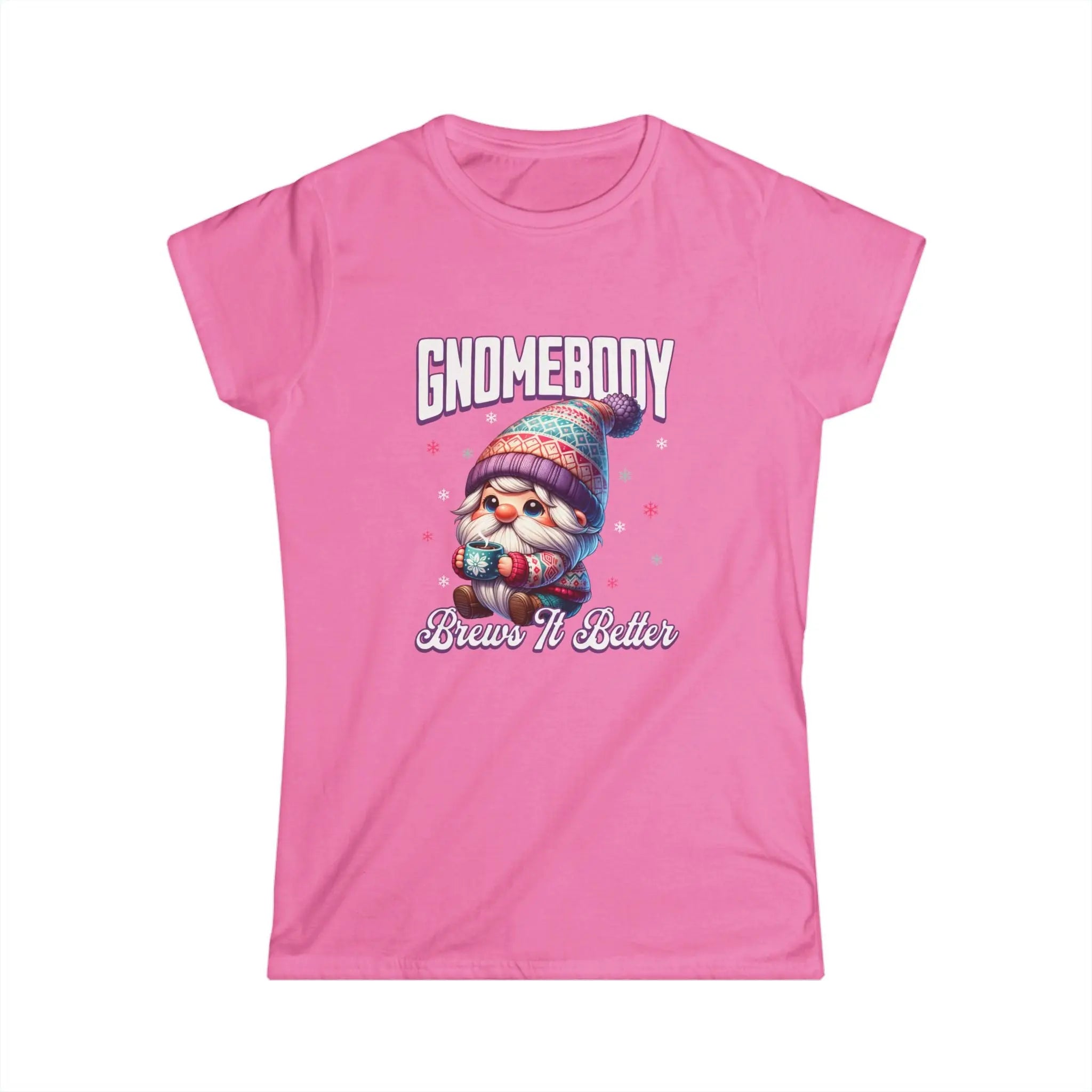 Gnomebody Tee, Cozy Winter Shirt, Gift for Gnome Lovers, Holiday Apparel, Cute Graphic Tee, Fun T-Shirt Printify