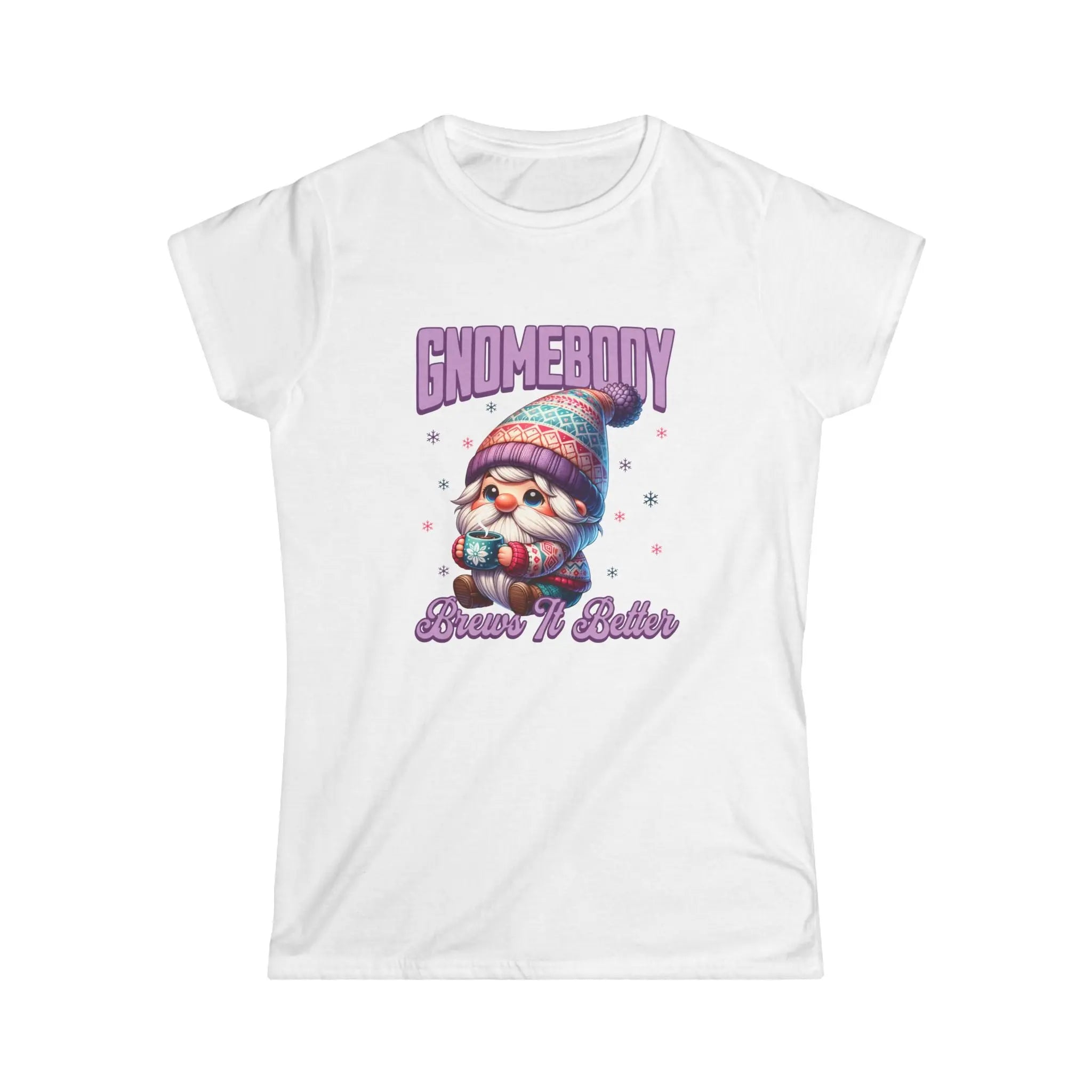 Gnomebody Tee, Cozy Winter Shirt, Gift for Gnome Lovers, Holiday Apparel, Cute Graphic Tee, Fun T-Shirt Printify