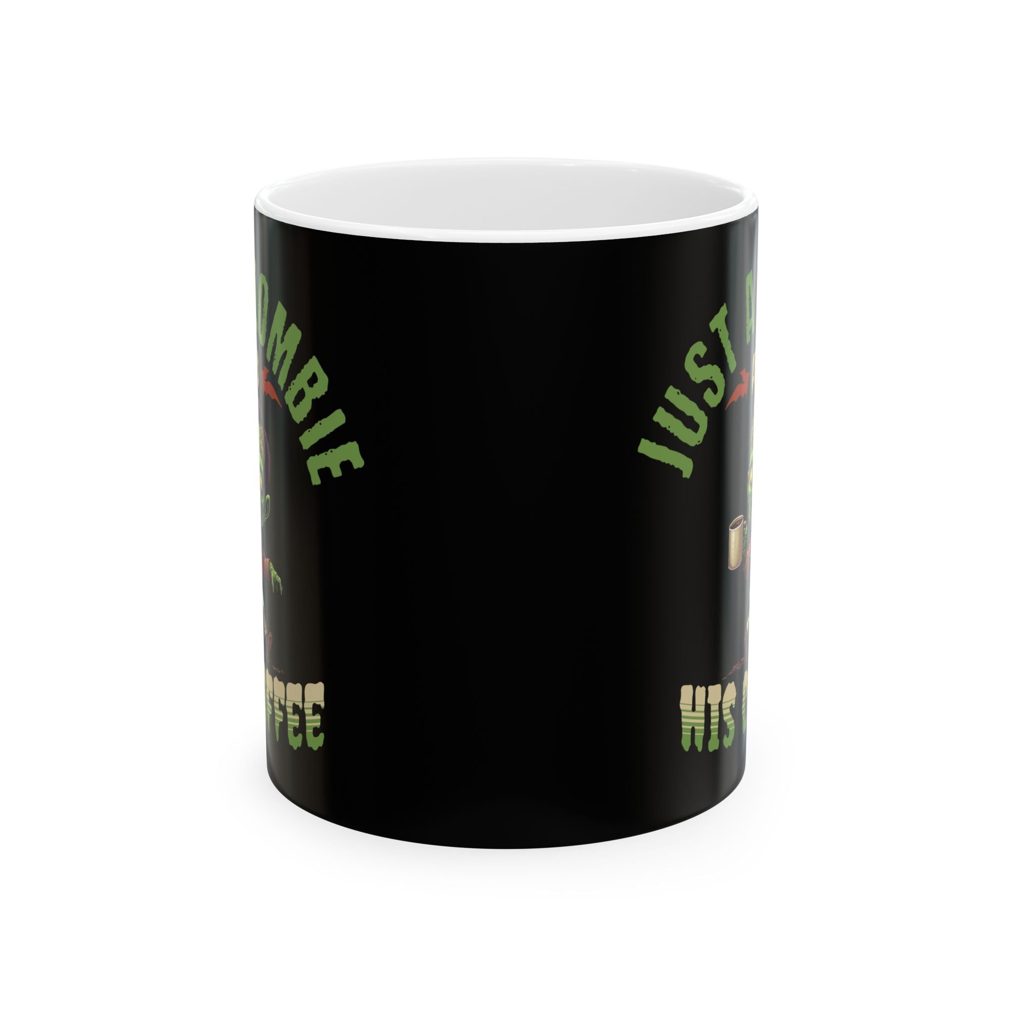 Just A Zombie Ceramic Mug Printify