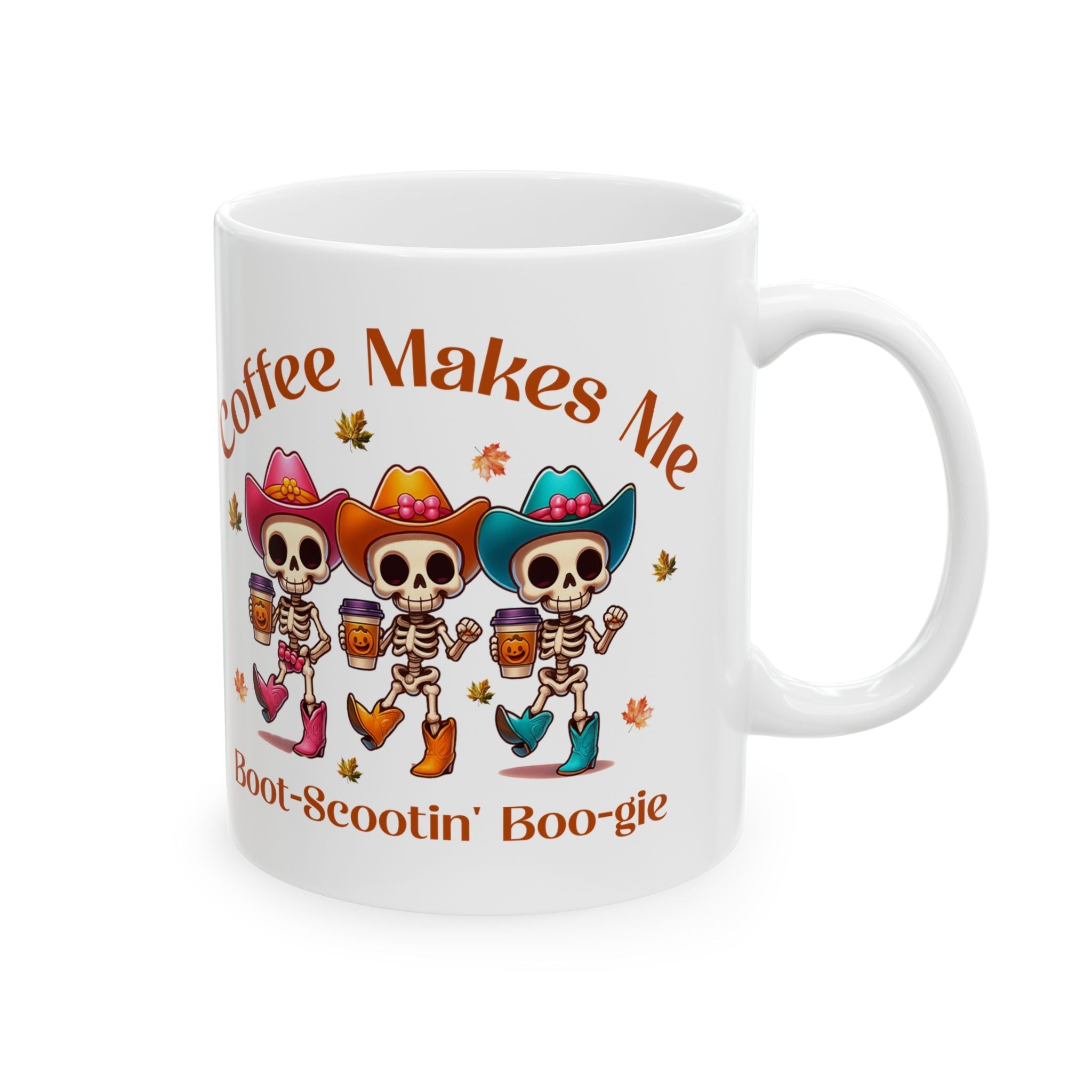 Coffee Makes Me Boot-scootin' Boogie Mug Printify