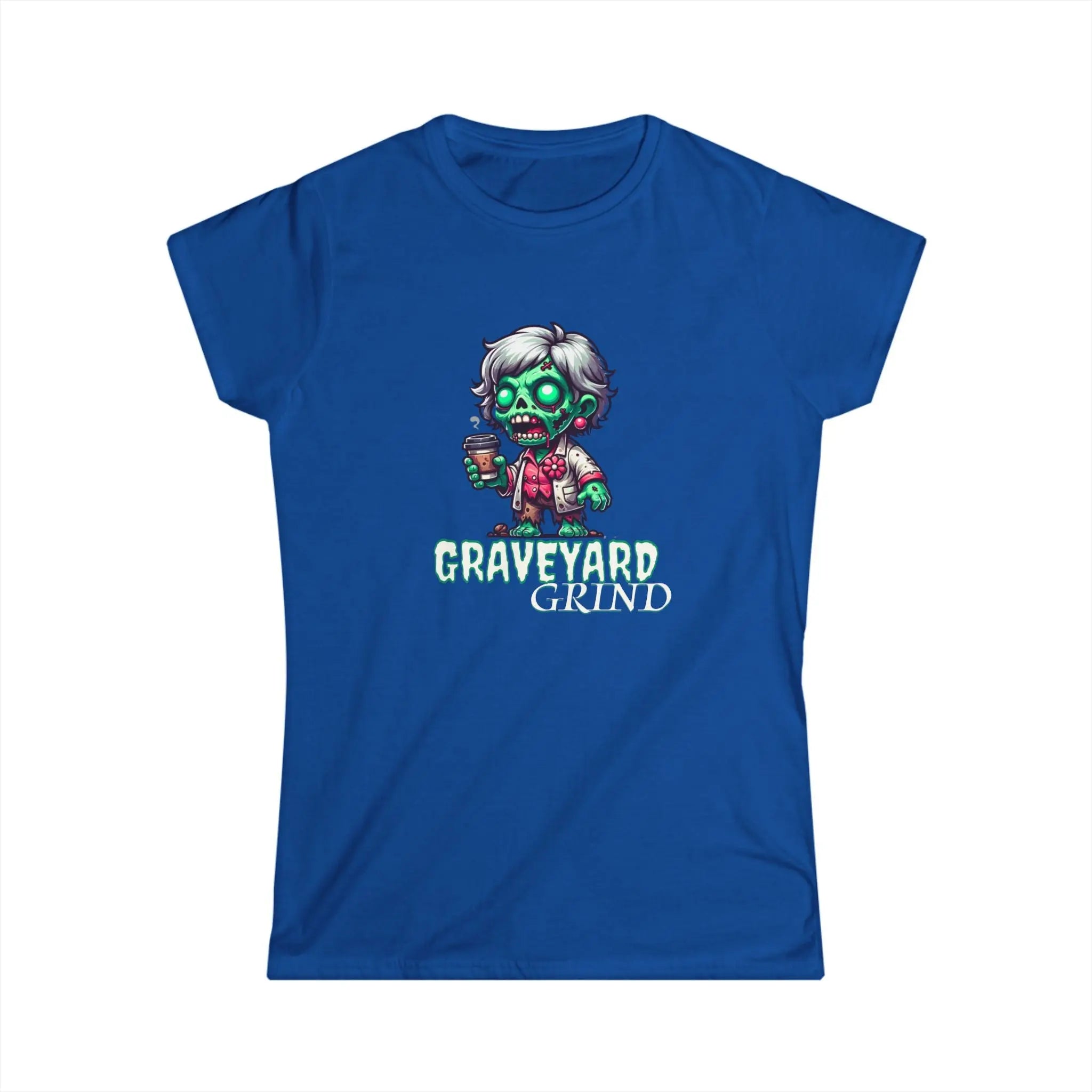 Graveyard Grind Tshirt - Funny Zombie Coffee t-shirt Printify