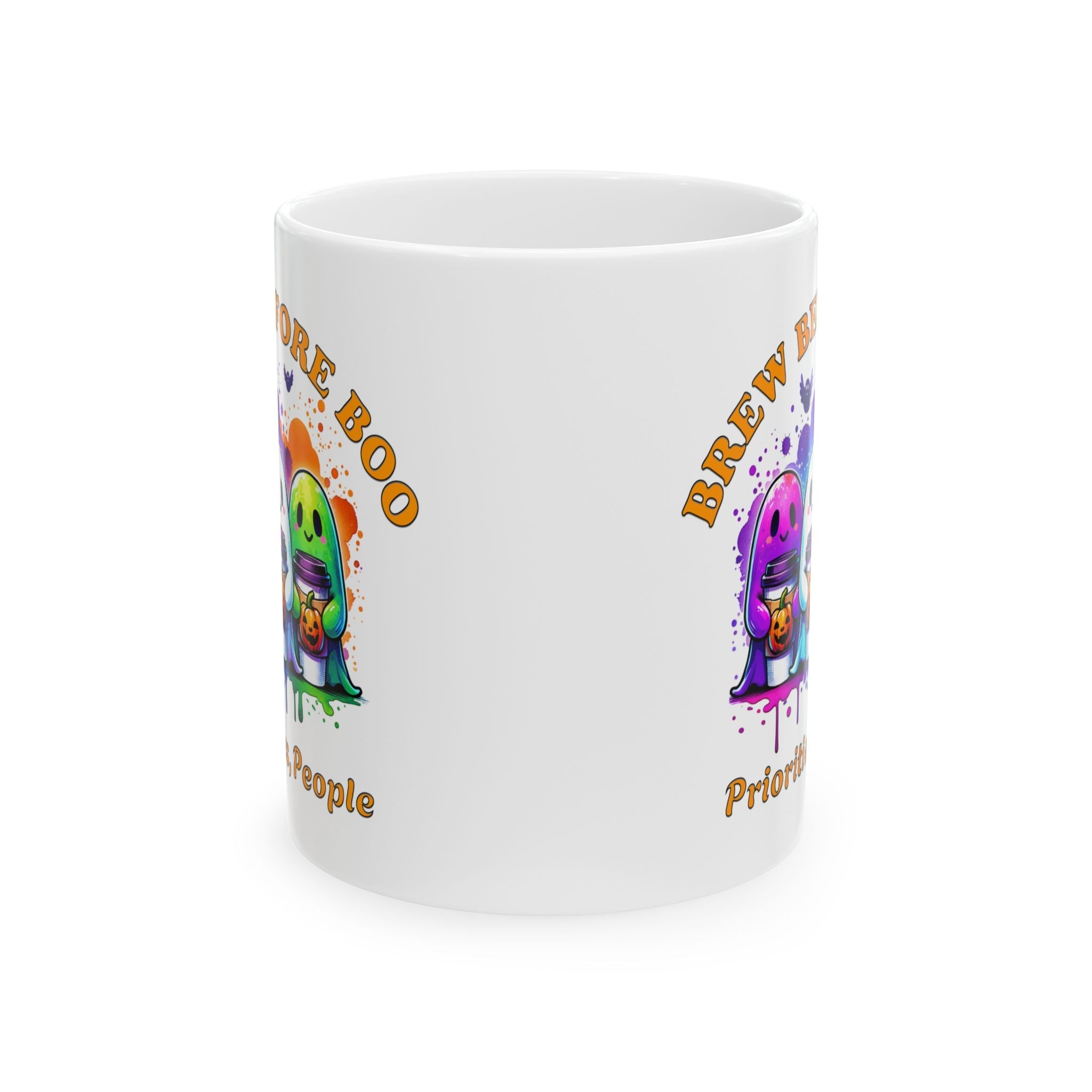 Brew Before Boo Ceramic Mug Printify
