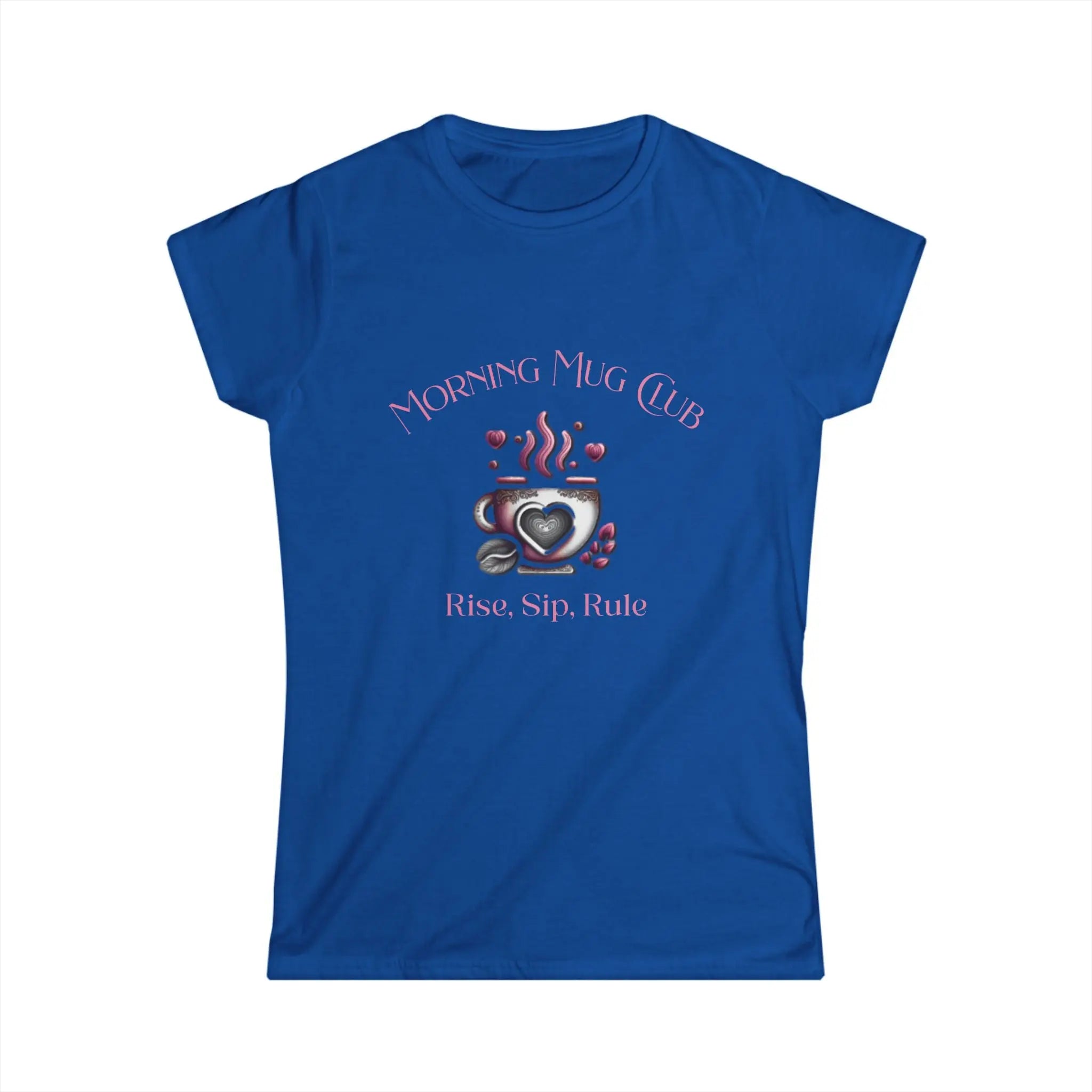 Rise Sip Rule Tshirt- Monrning Mug Club Collection - Boho Morning Mug Club T-Shirt Printify