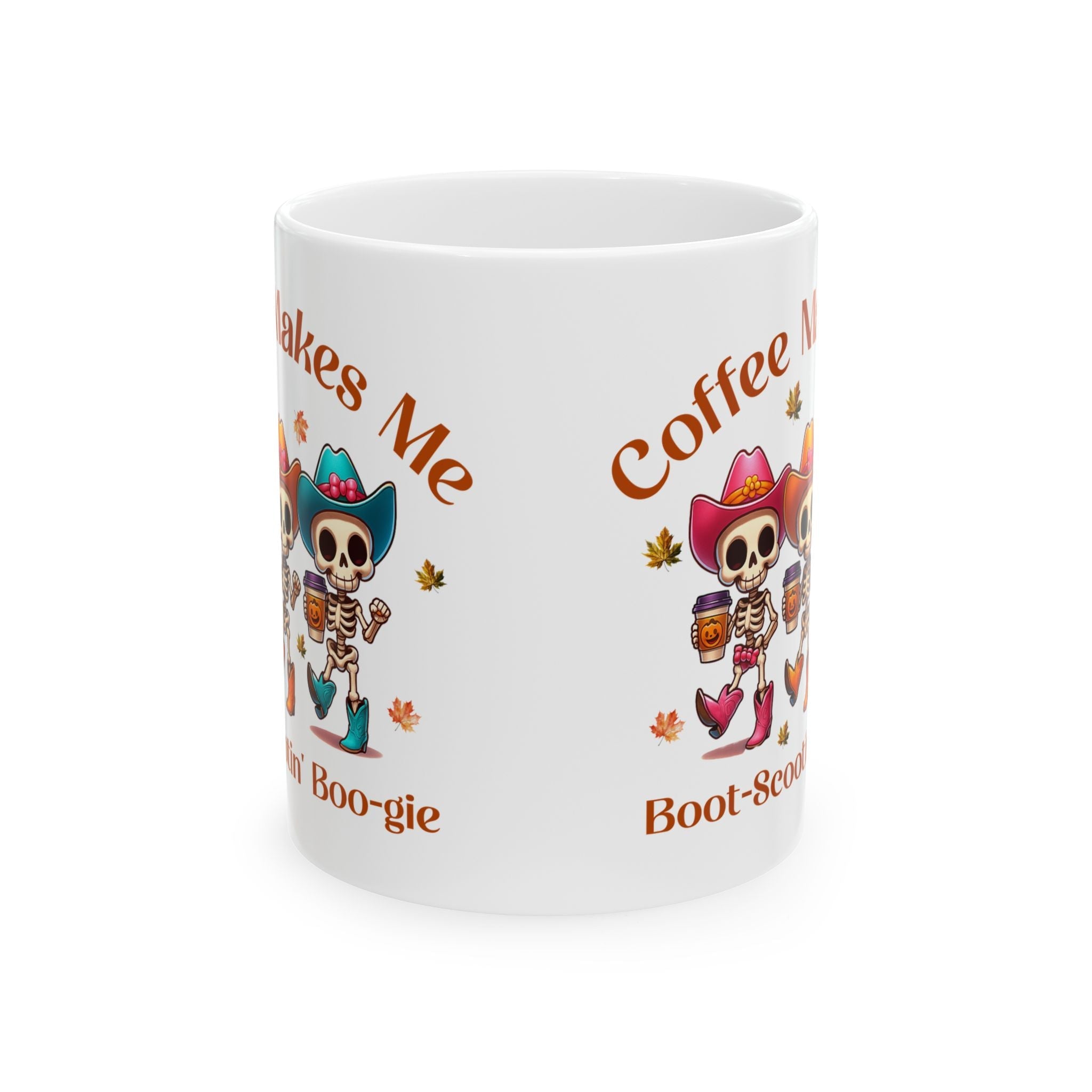 Coffee Makes Me Boot-scootin' Boogie Mug Printify