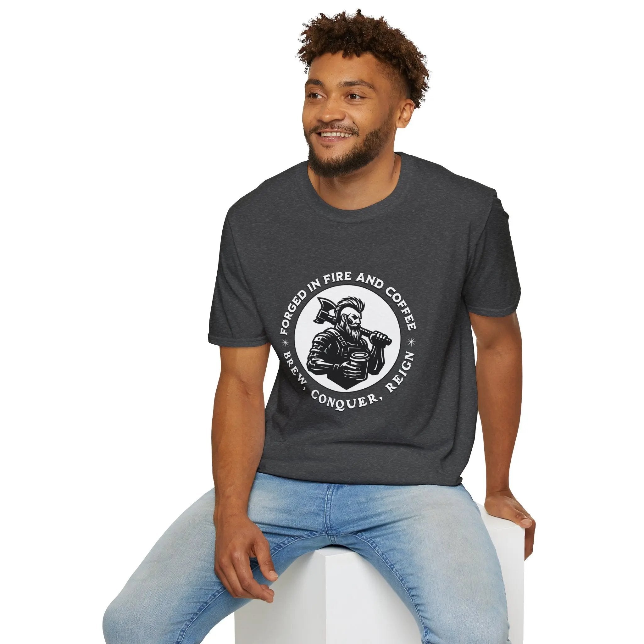 Forged in Fire Viking T-Shirt Printify