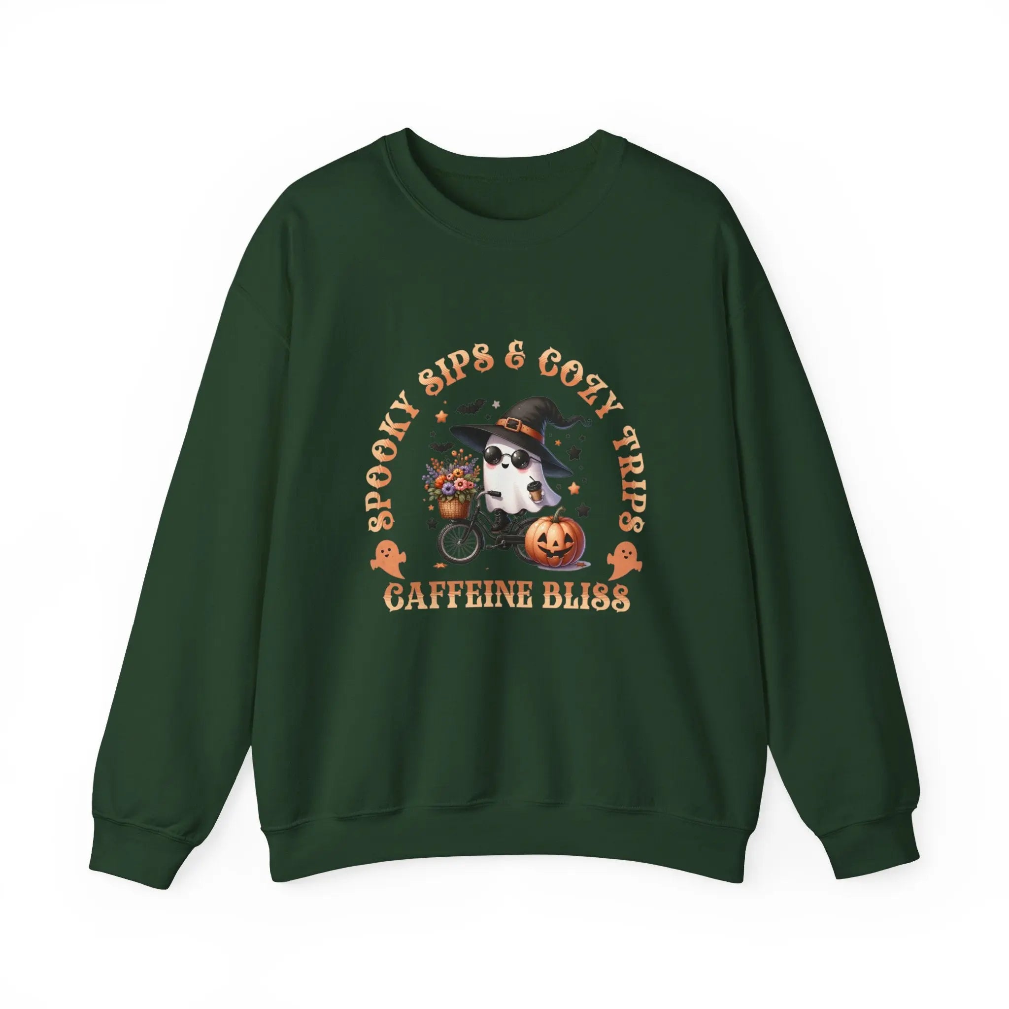 Spooky Sips & Cozy Trips Sweatshirt Printify