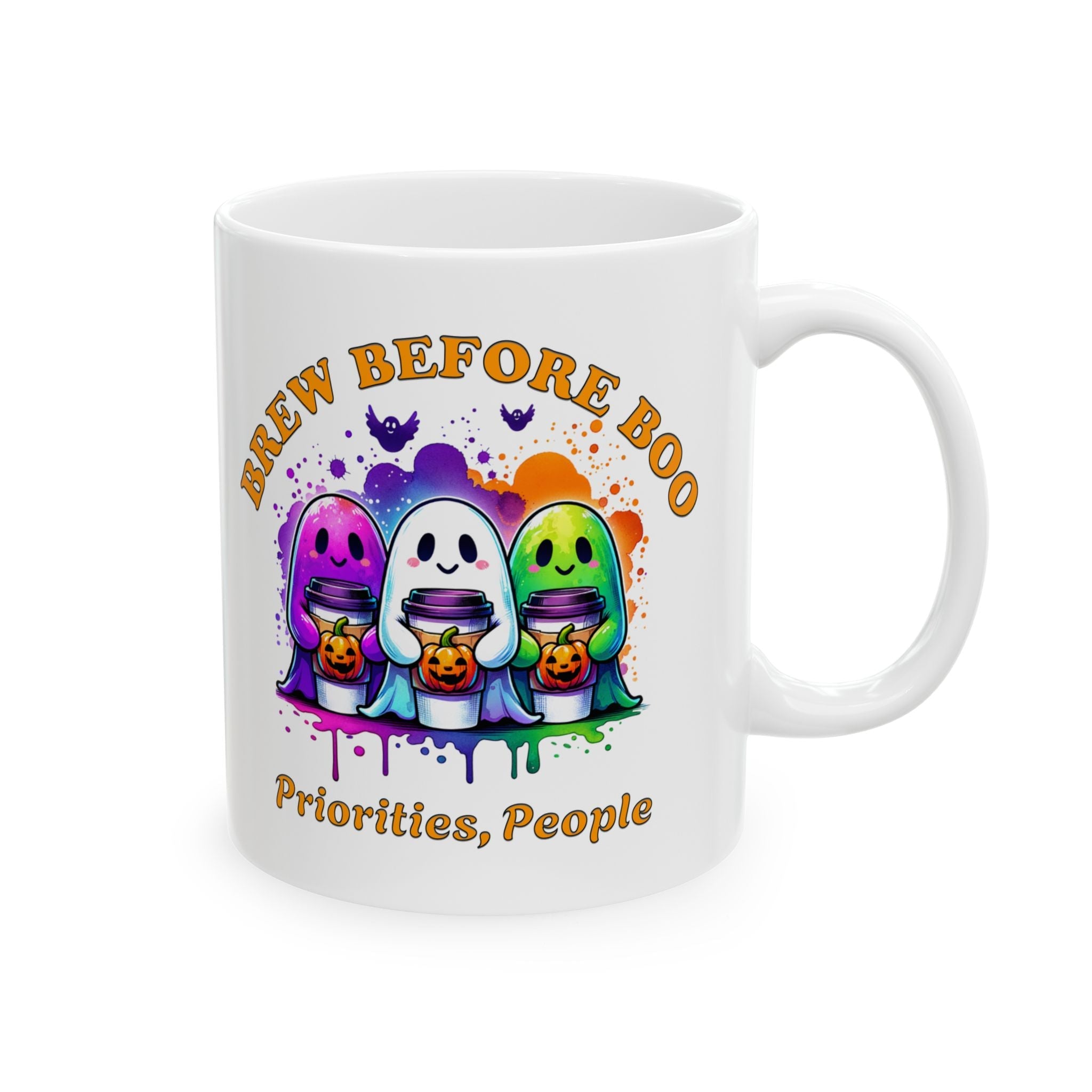 Brew Before Boo Ceramic Mug Printify