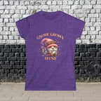Gnome Grown Blend Women's Tee, Cute Gnome Shirt, Casual Vibes, Gift for Gardeners, Fall Fashion Tee, Thanksgiving Gift Printify