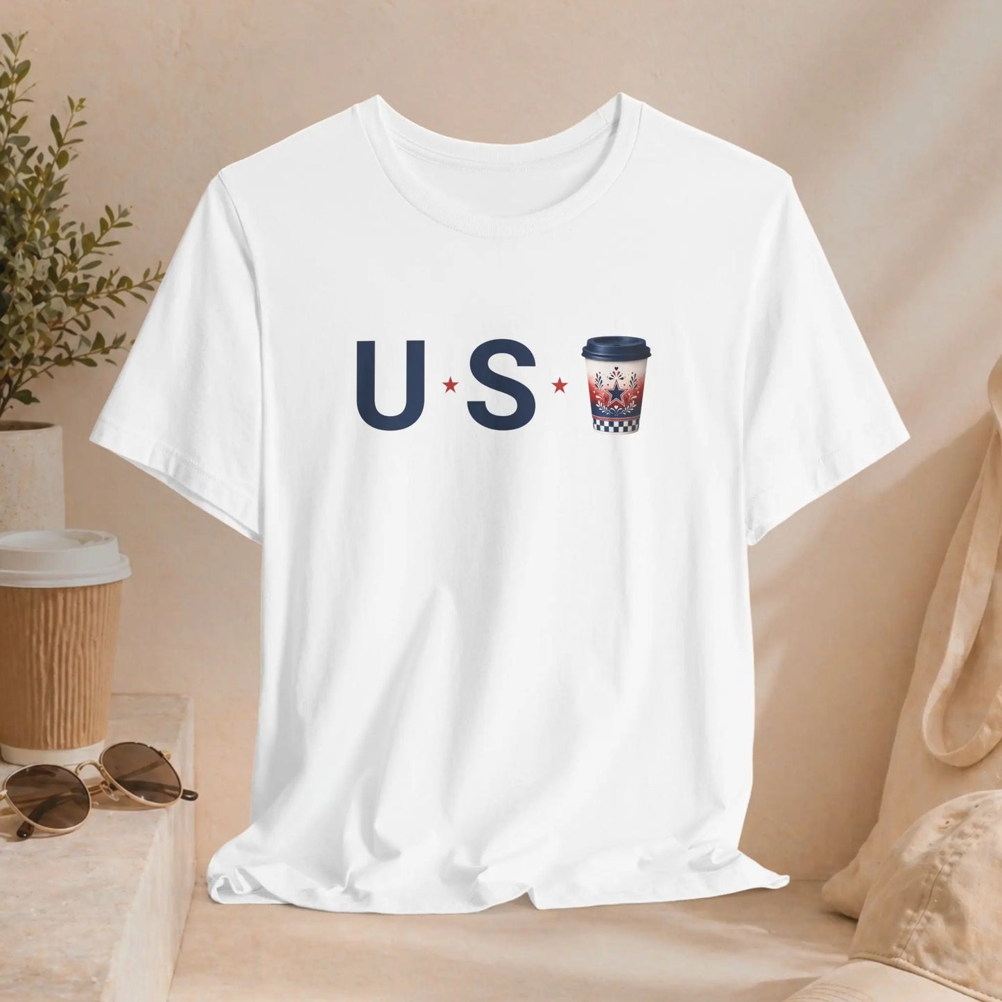 USA Coffee Tee Printify