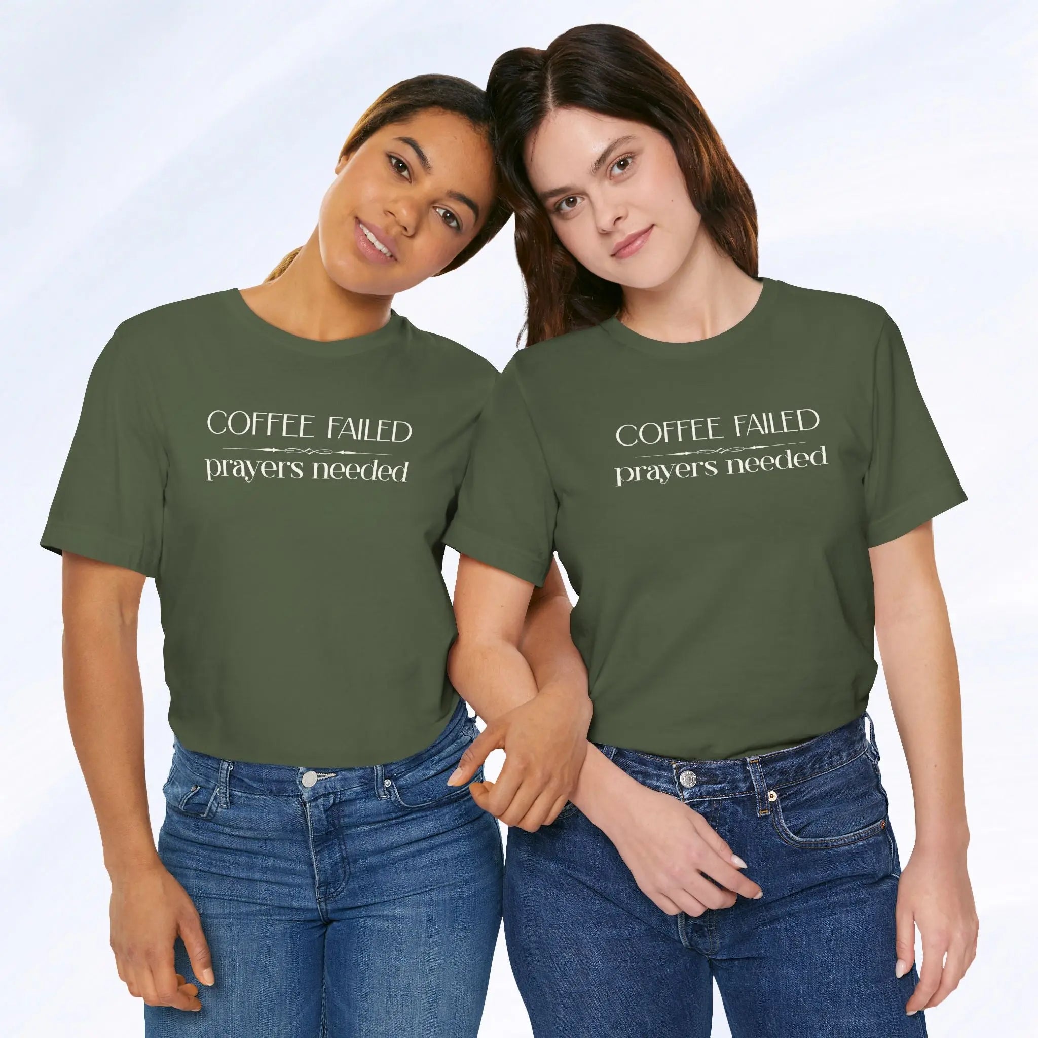 Coffee Failed Prayers Needed Tee Printify