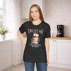 Caffeinated Nurse T‑Shirt — "Trust Me I'm a Caffeinated Nurse" Coffee & Stethoscope Tee - Boldly Bitter Company