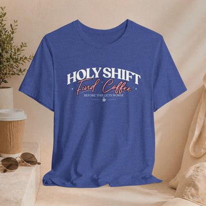Holy Shift Coffee Tee Printify